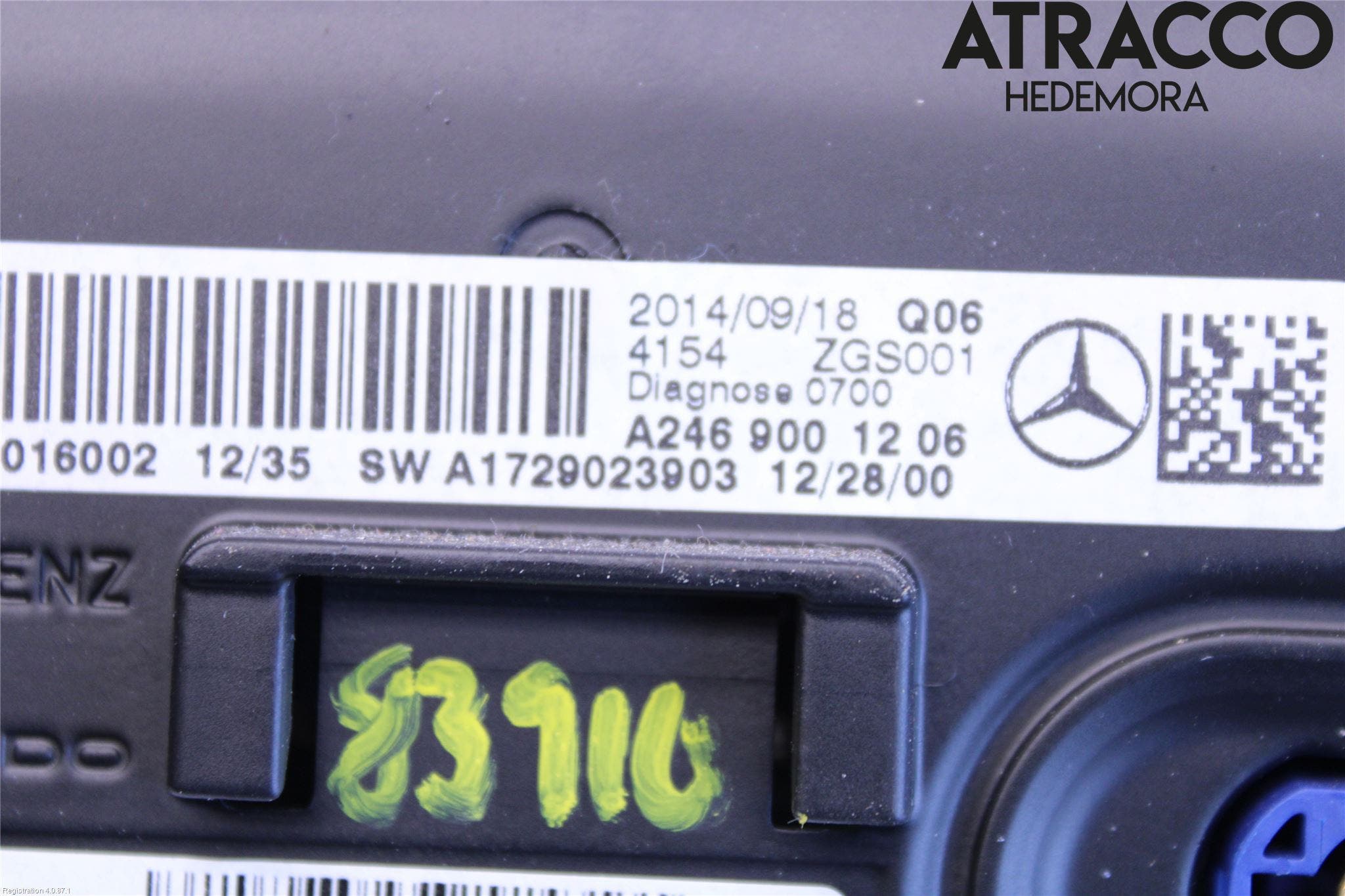 Mercedes-Benz MB CLA-KLASS (C117/X117) 13-19 Multifunktionsdisplay