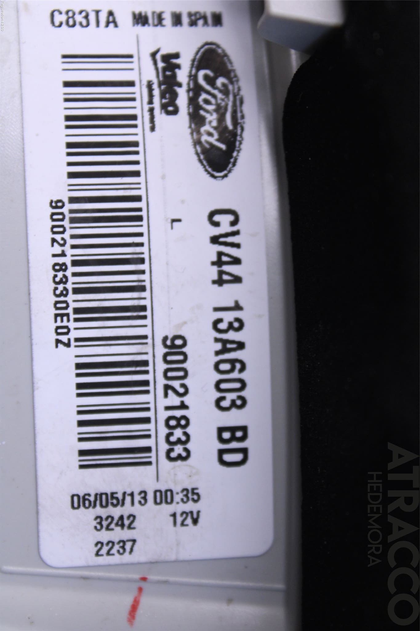 Ford KUGA 13-16 Bakljus Lucka Vä