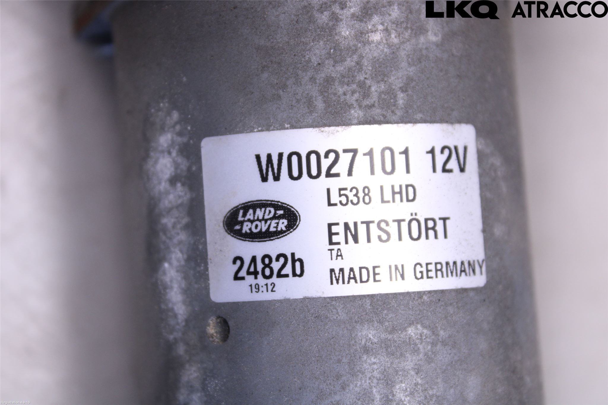 Landrover LAND ROVER RANGE ROVER EVOQUE (L538) 11-18 Torkarmotor Vindruta