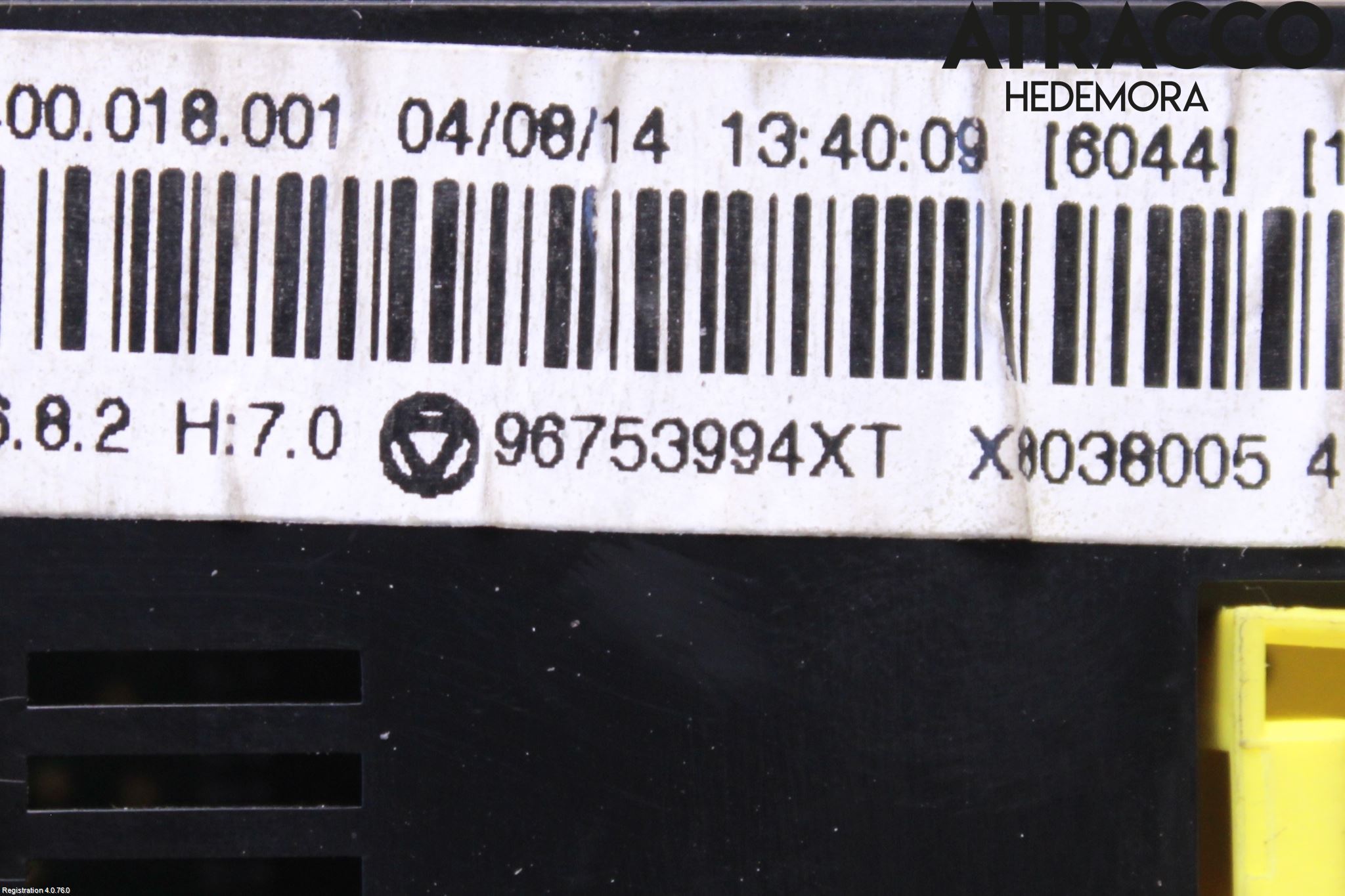 Citroen DS3 Ac Styrenhet Ac Manöveren