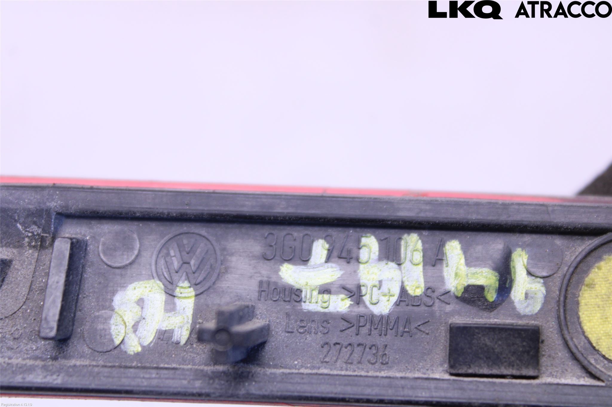 Volkswagen VW PASSAT 15-19 Dimljus/Reflex Bak