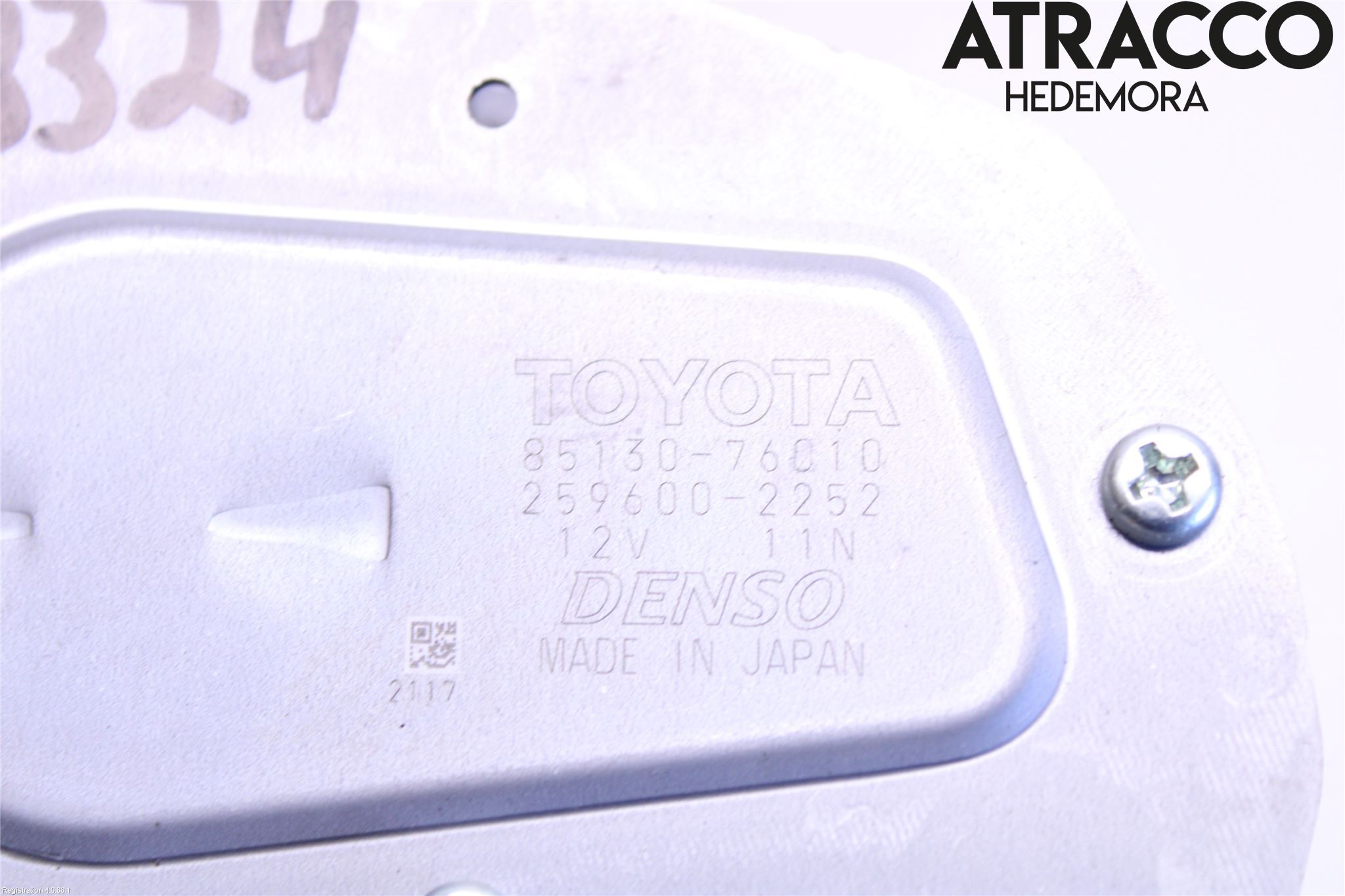 Lexus CT 200h Torkarmotor Baklucka