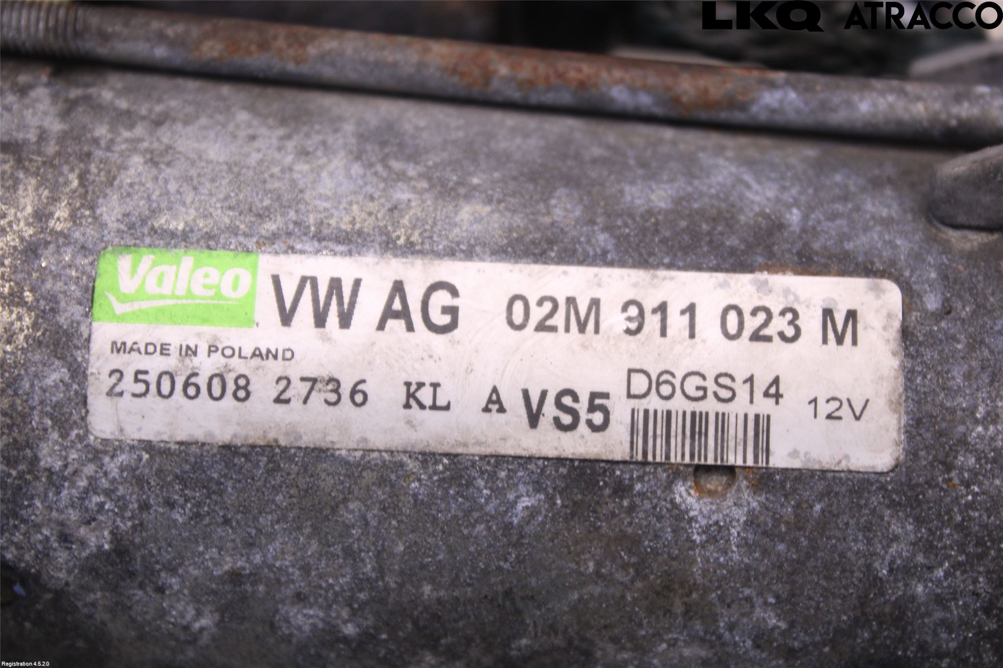 Volkswagen VW TIGUAN 07-16 Startmotor