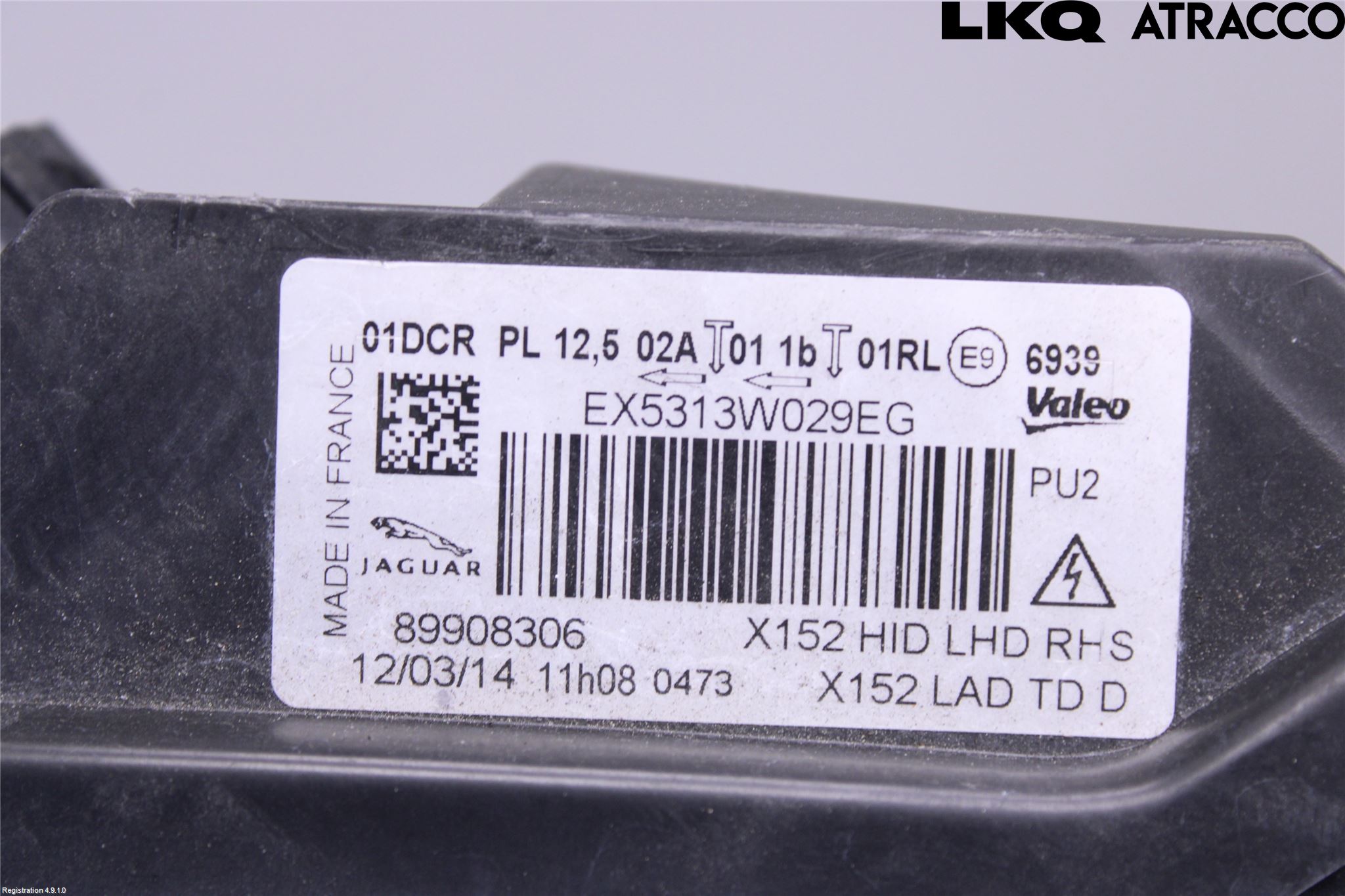 Jaguar F-TYPE Strålkastare Höger