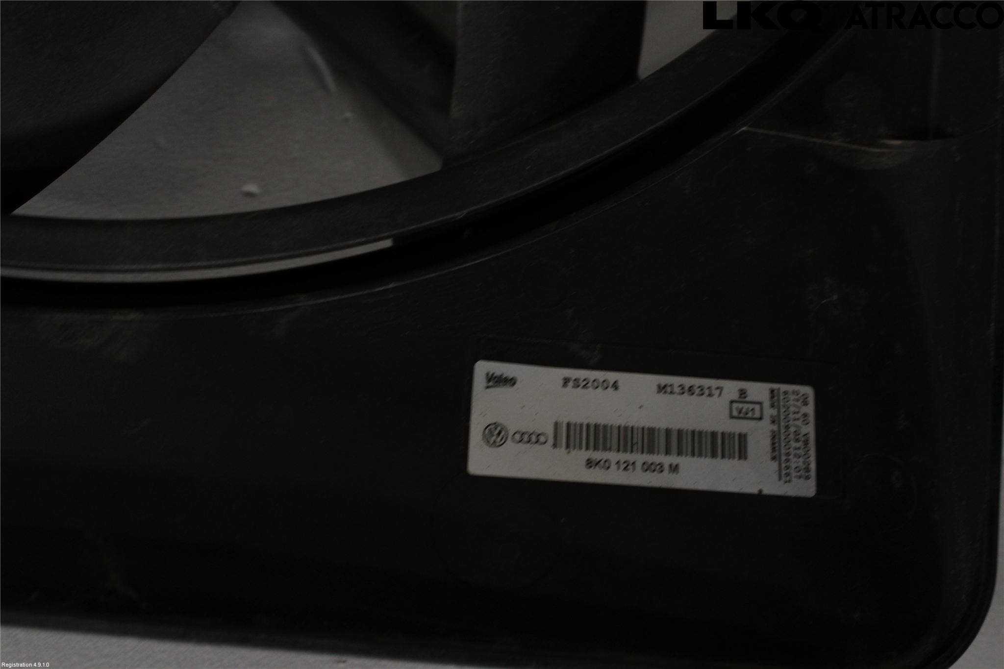 Audi A4/S4 08-11 Kylfläkt El