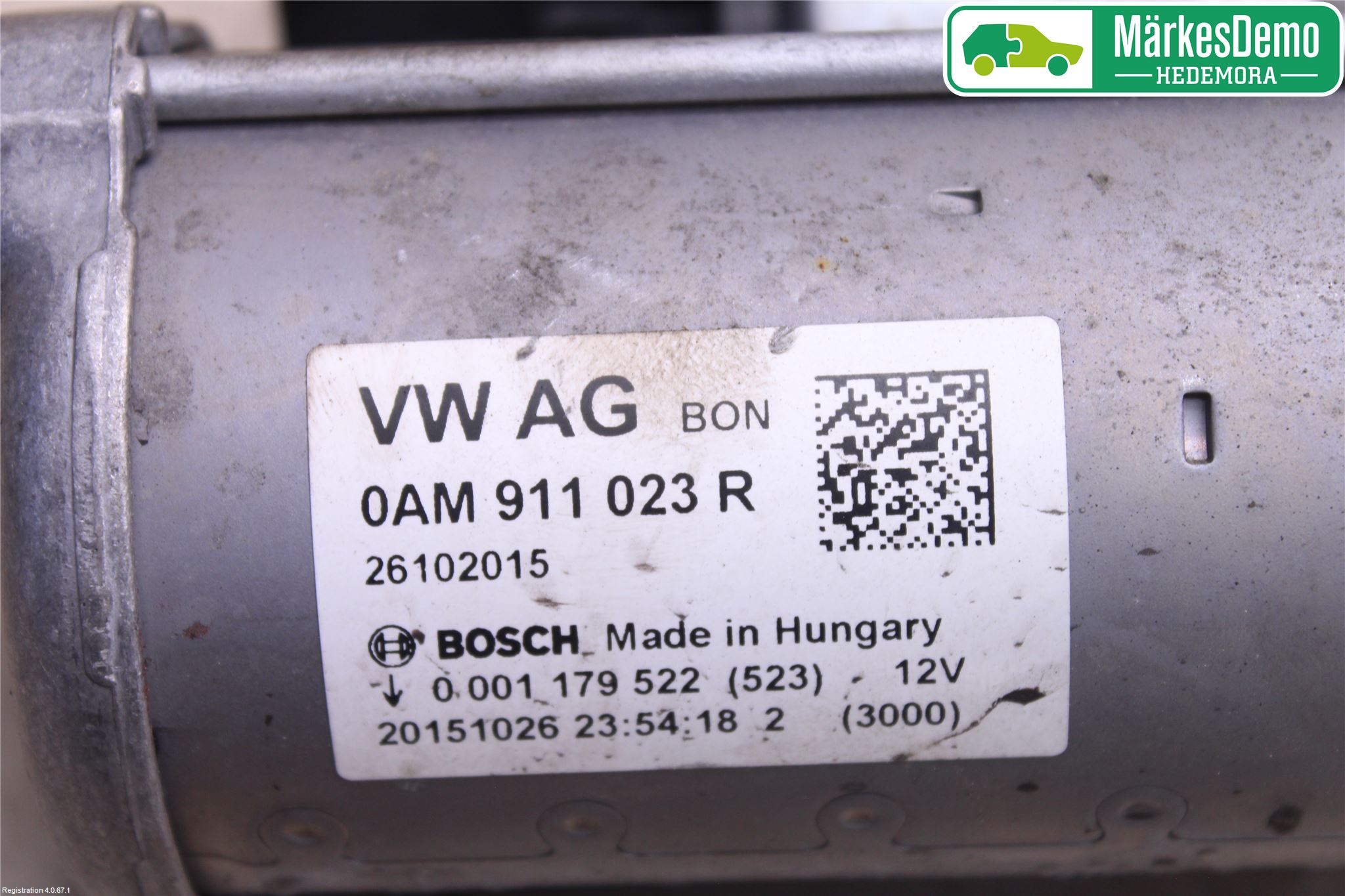 Volkswagen VW POLO 10-17 Startmotor