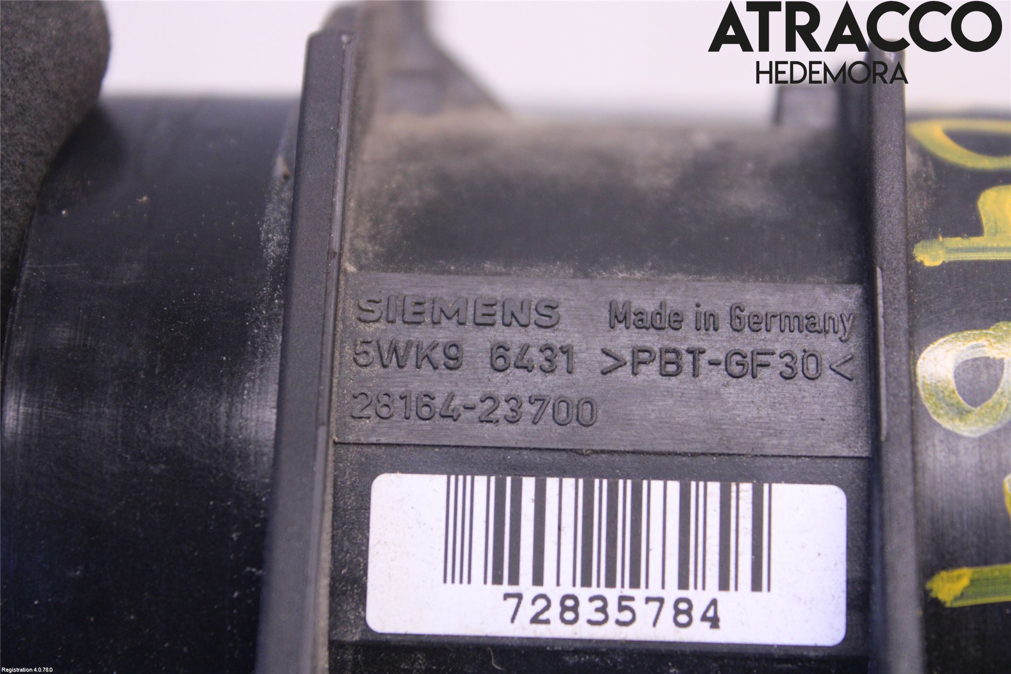 Kia SPORTAGE (JE) 05-10 Injluftmassamätare