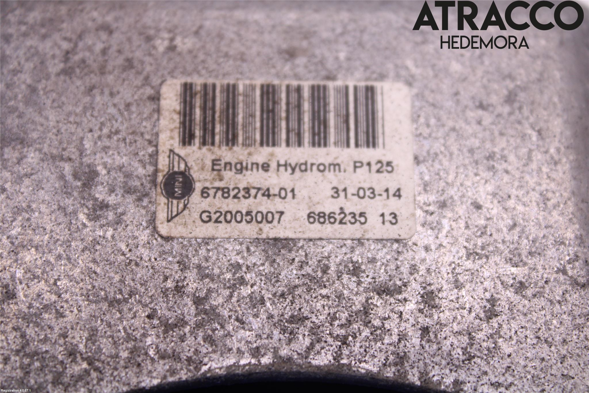 Mini COUNTRYMAN R60 11-16 Motorfäste