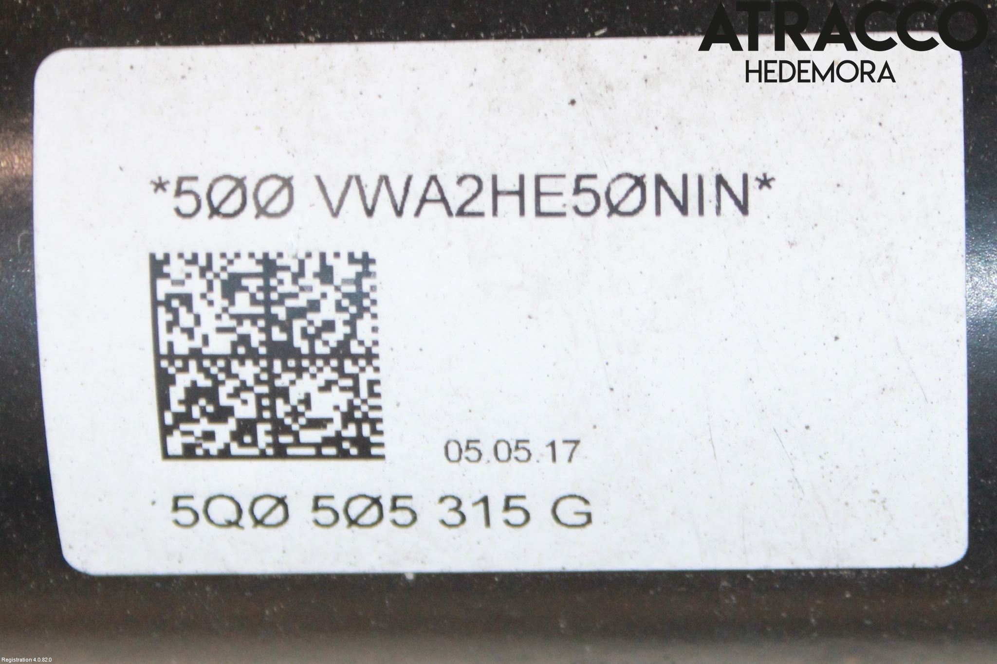 Volkswagen VW GOLF / E-GOLF VII 13-20 Bakaxelbalk