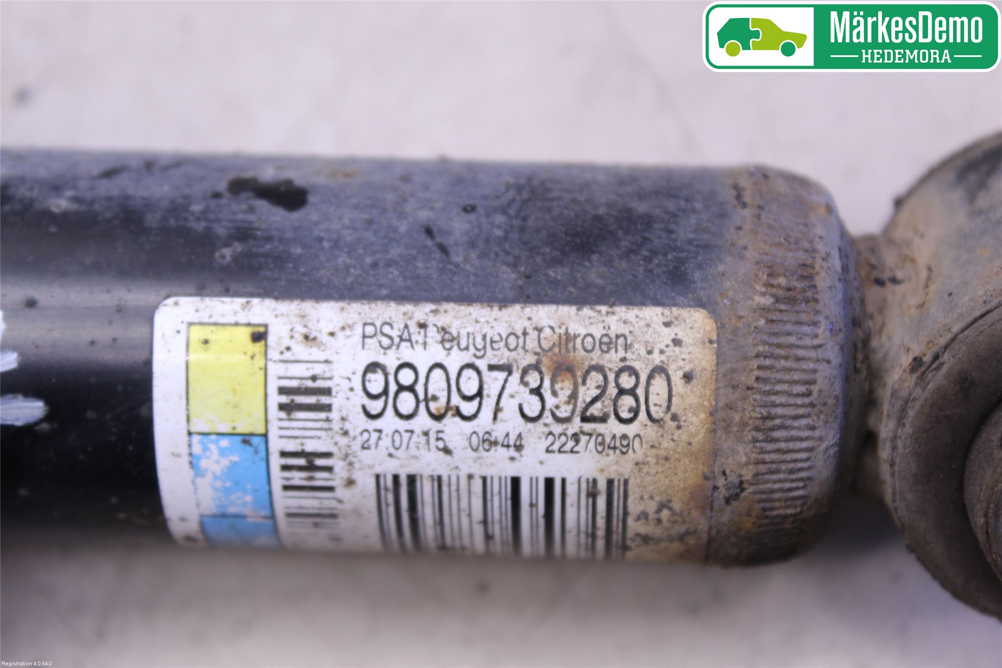 Citroen C4 CACTUS 14-20 Stötdämpare Bak