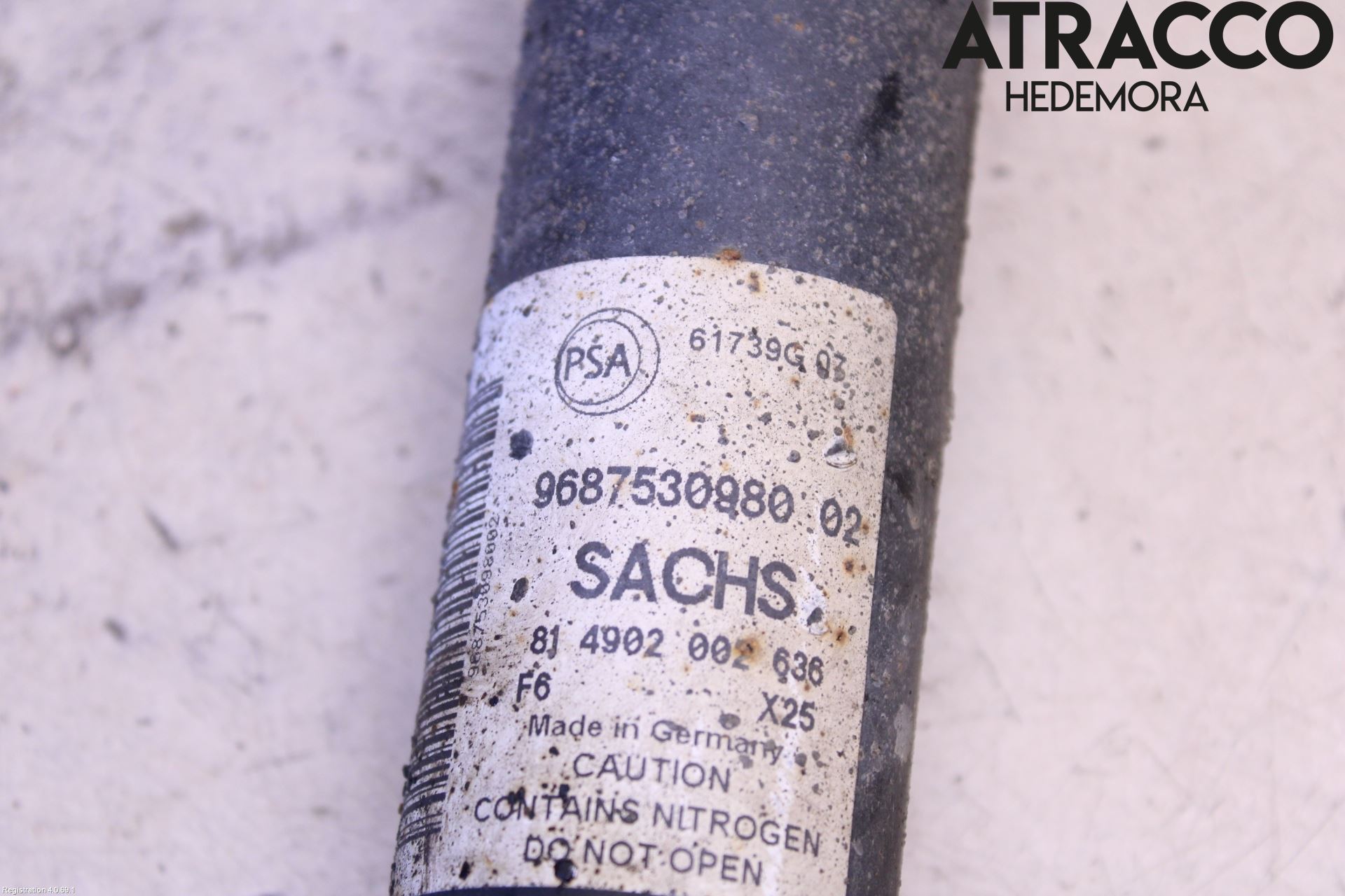 Peugeot PARTNER 16-18 Stötdämpare Bak