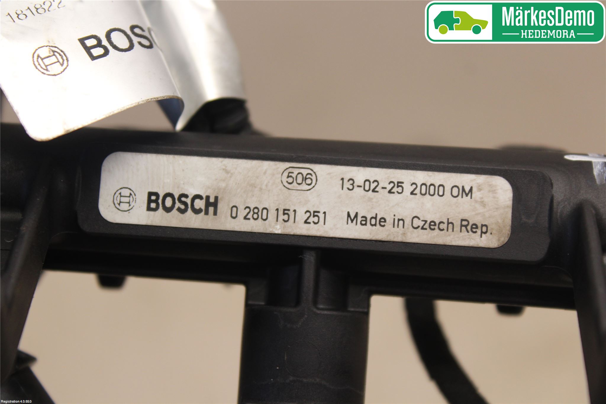 Fiat PANDA 12- Injspridarrör