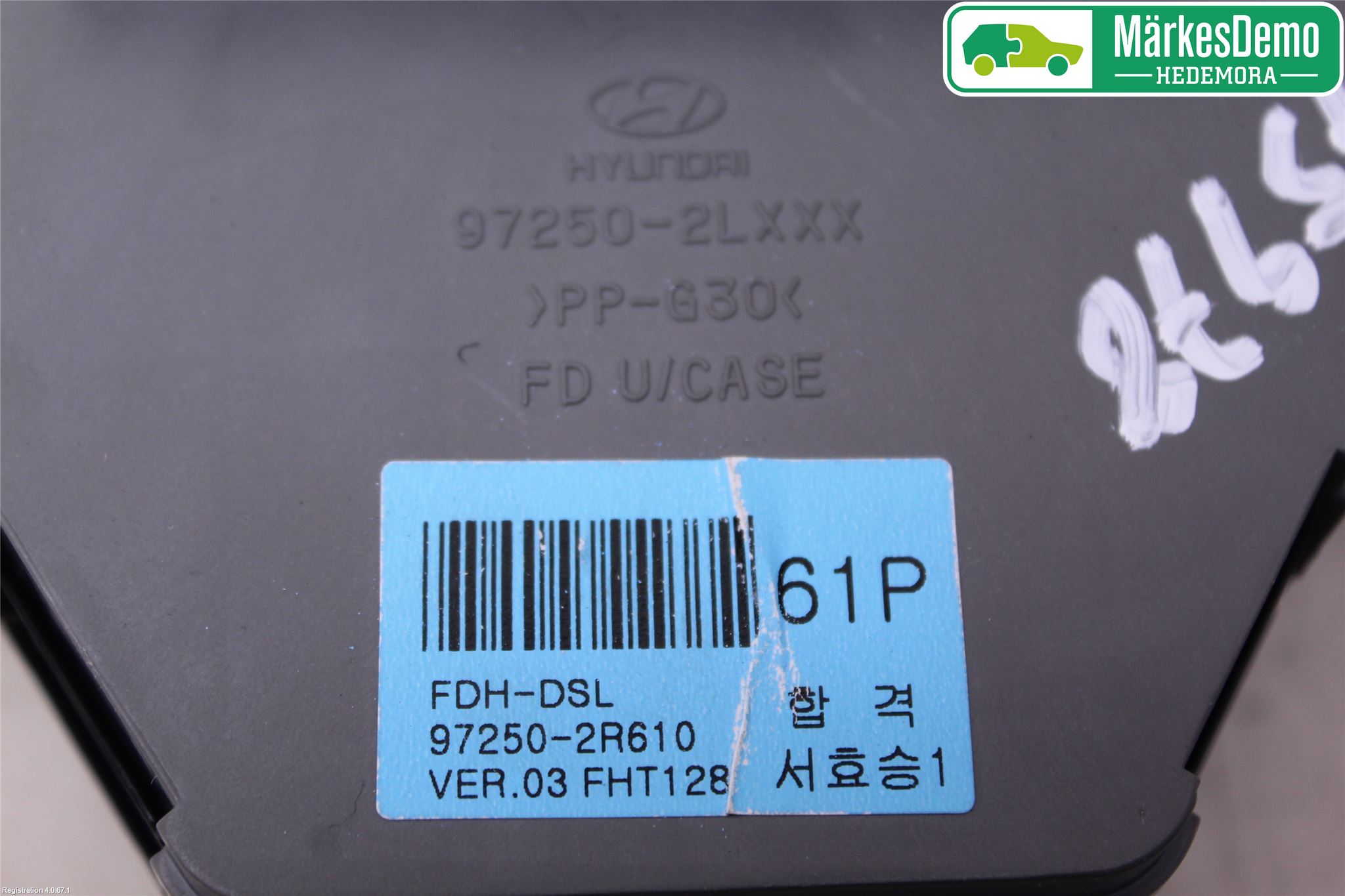 Hyundai i30 FD 07-12 Ac Styrenhet Ac Manöveren