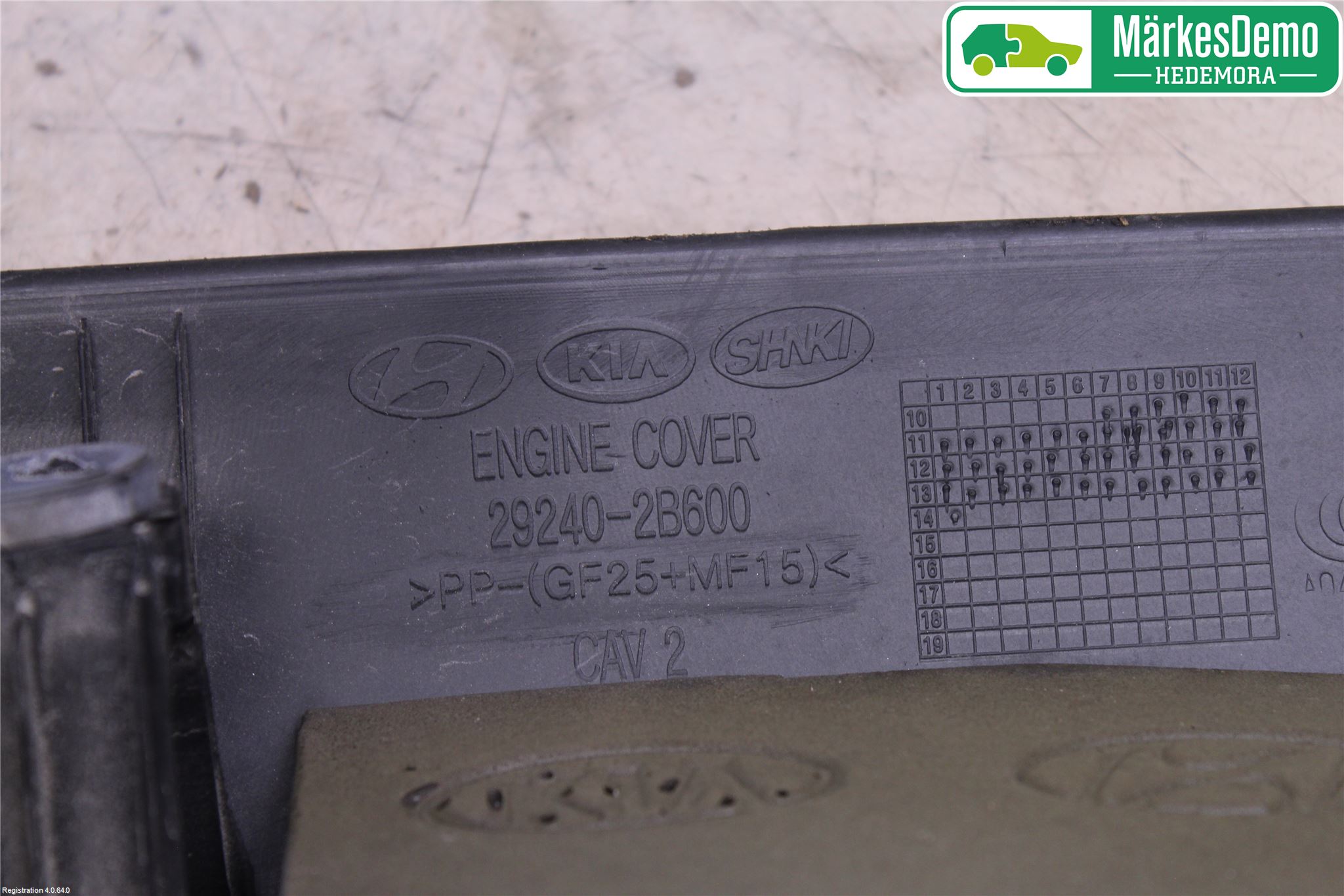 Kia SOUL 09- Motorkåpa