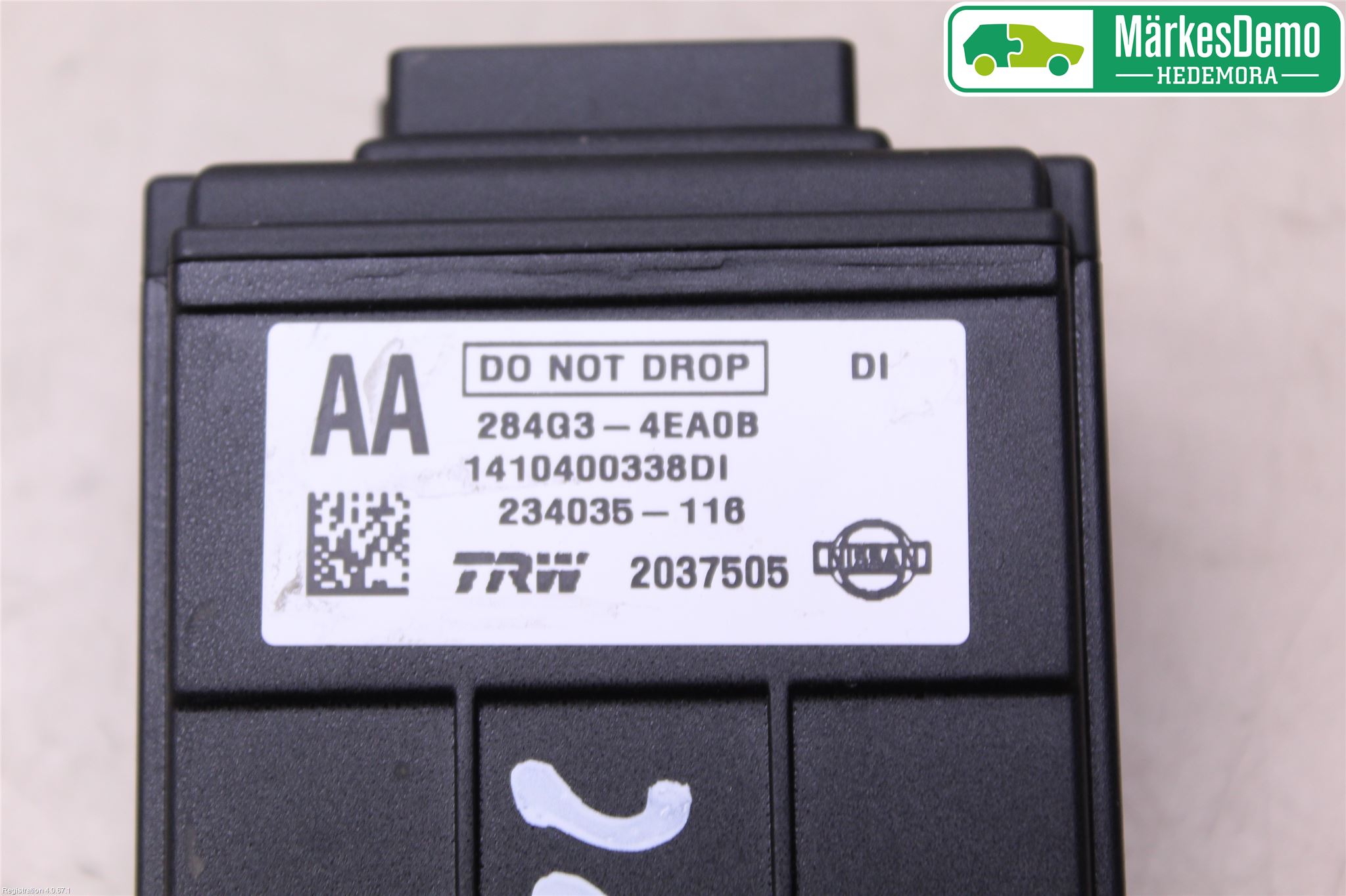 Nissan QASHQAI 14-17 Sensor Aktivt Kollisionsskydd