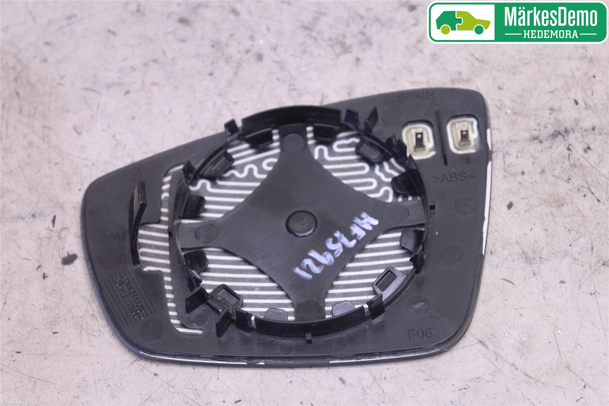 Volkswagen VW POLO 10-17 Spegelglas Hö