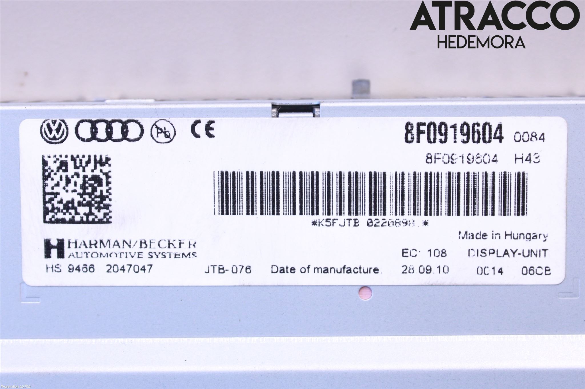 Audi Q7/SQ7 Multifunktionsdisplay