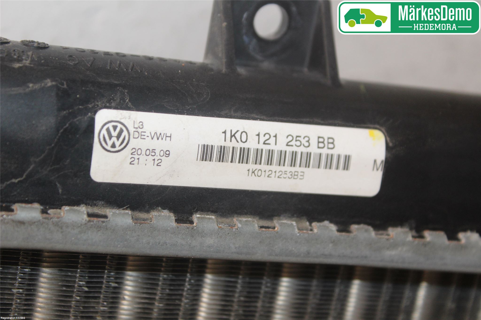 Volkswagen VW GOLF VI 09-13 Kylare Aut