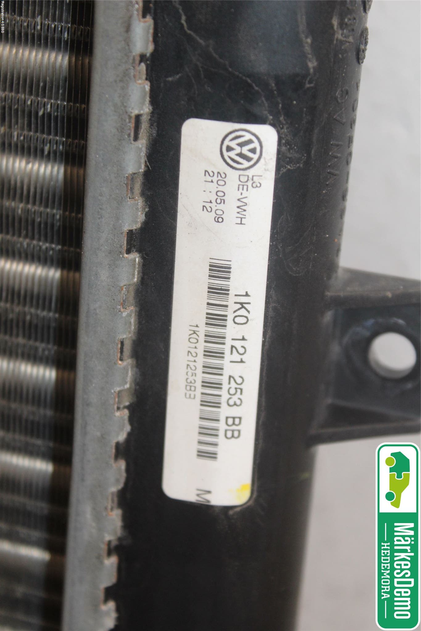 Volkswagen VW GOLF VI 09-13 Kylare Aut