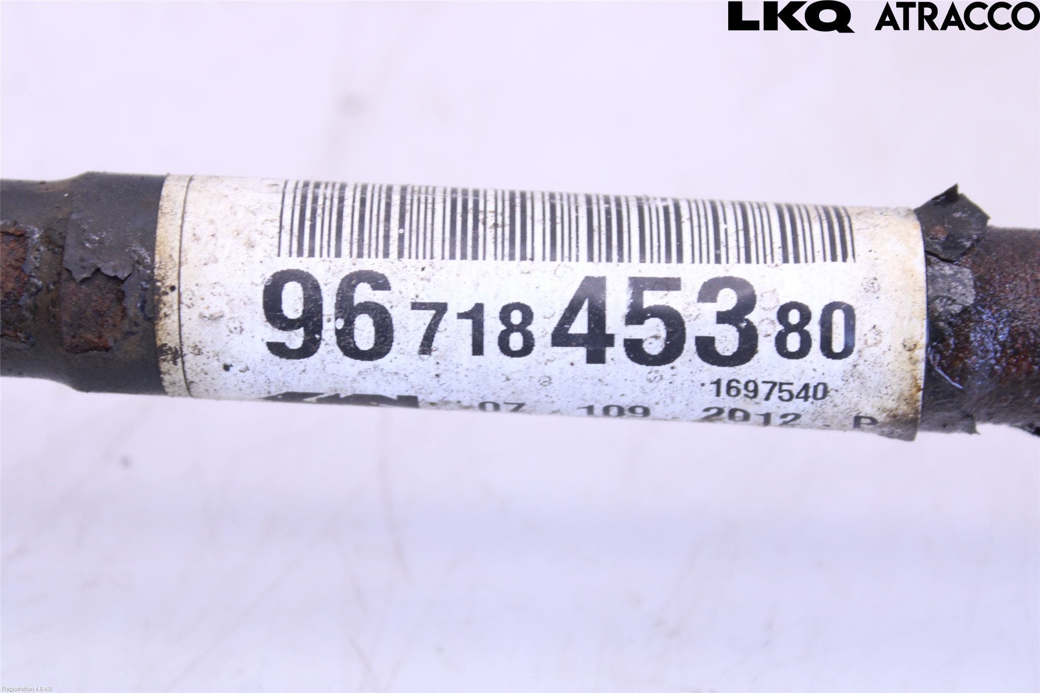 Peugeot 508 11-18 Drivaxel Bak Höger