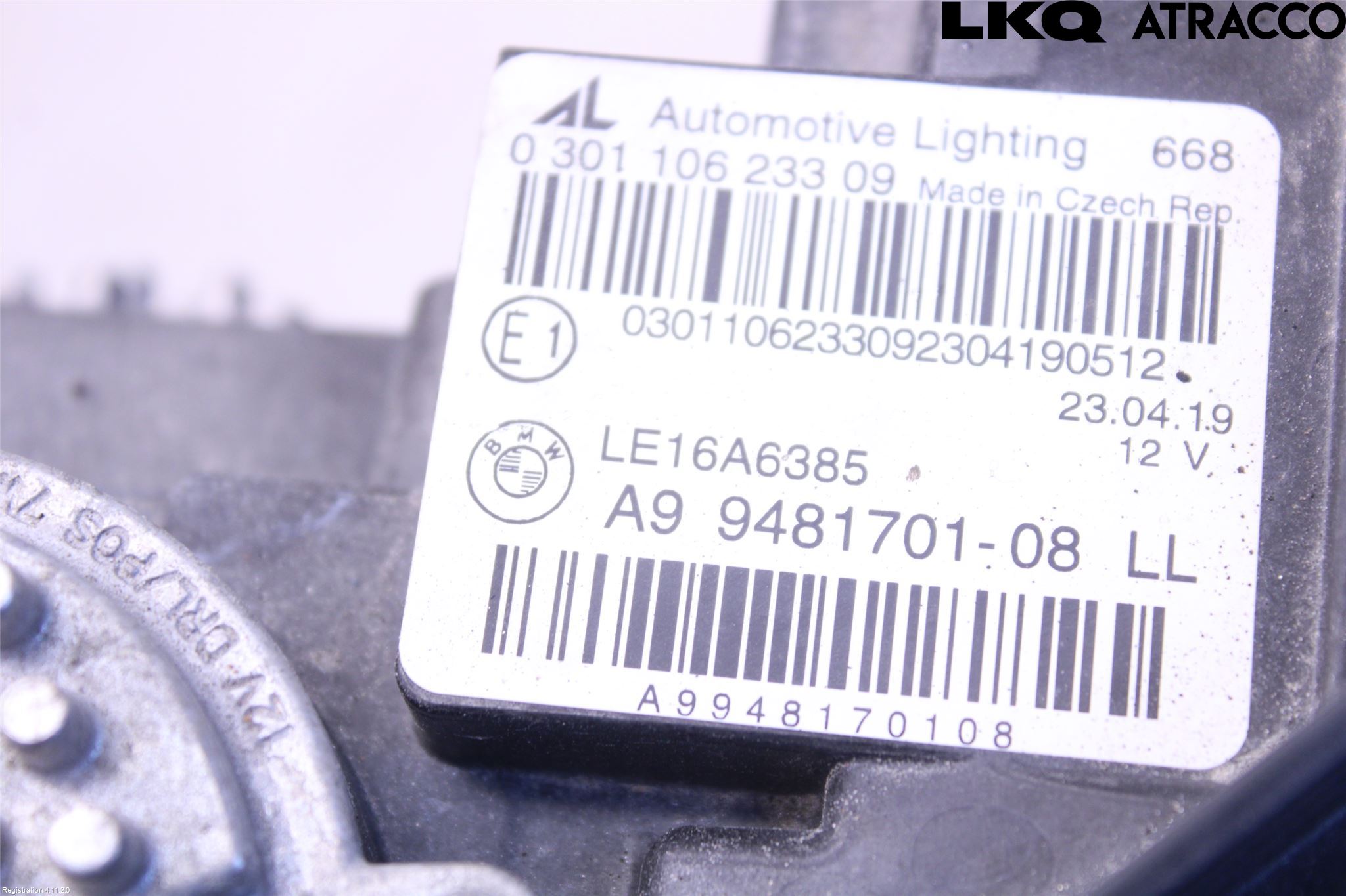 BMW 3 G20/G21/G80/G81 19- Strålkastare Vänster