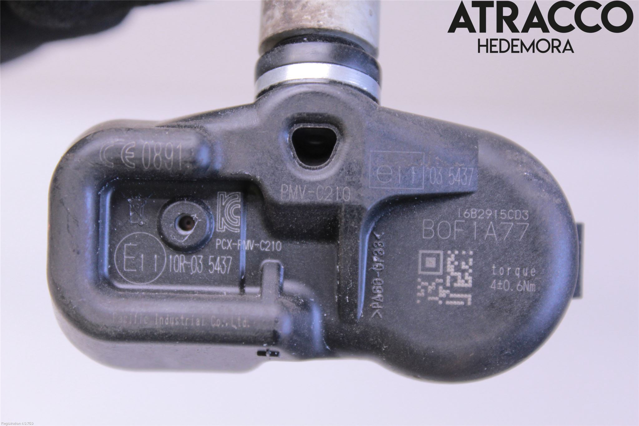 Toyota YARIS XP130 15-20 Givare Däcktryck
