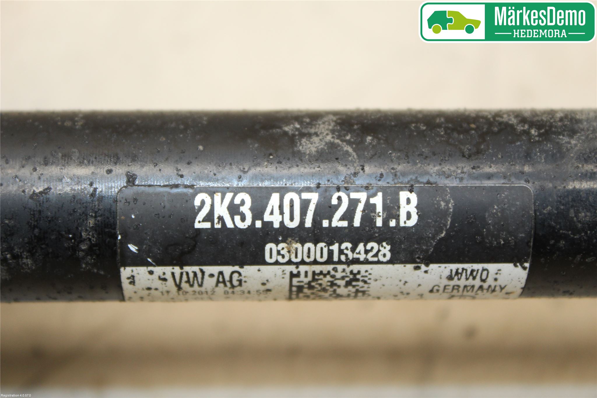 Volkswagen VW CADDY 11-15 Drivaxel Fram Vänster