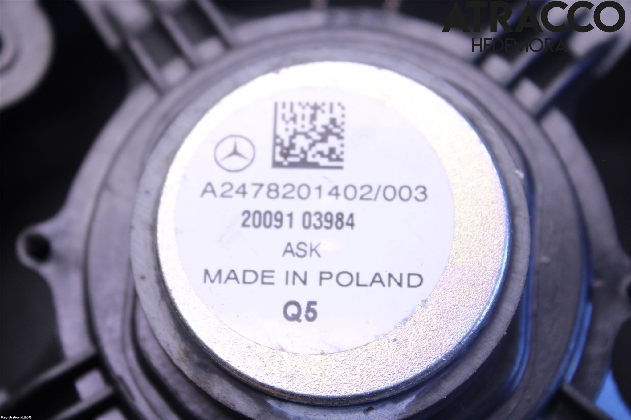 Mercedes-Benz MB GLA-KLASS (H247) 20- Högtalare