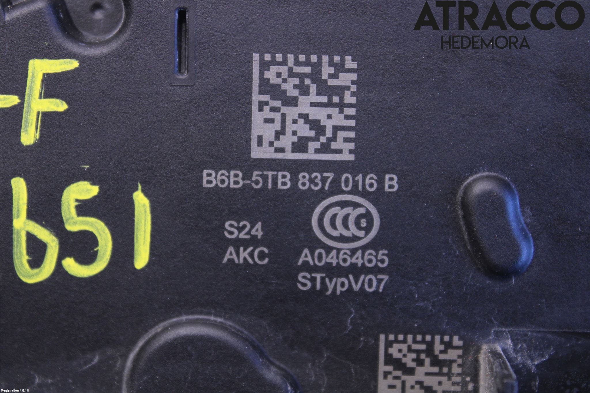 Audi Q3 F3 19- Låskista-Dörrlås