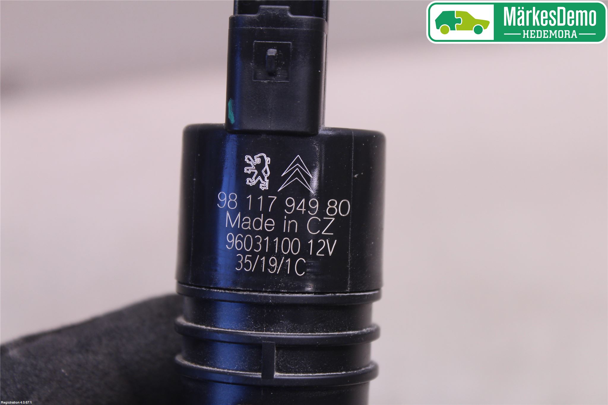 Peugeot EXPERT/E-EXPERT 17- Spolarpump Vindruta