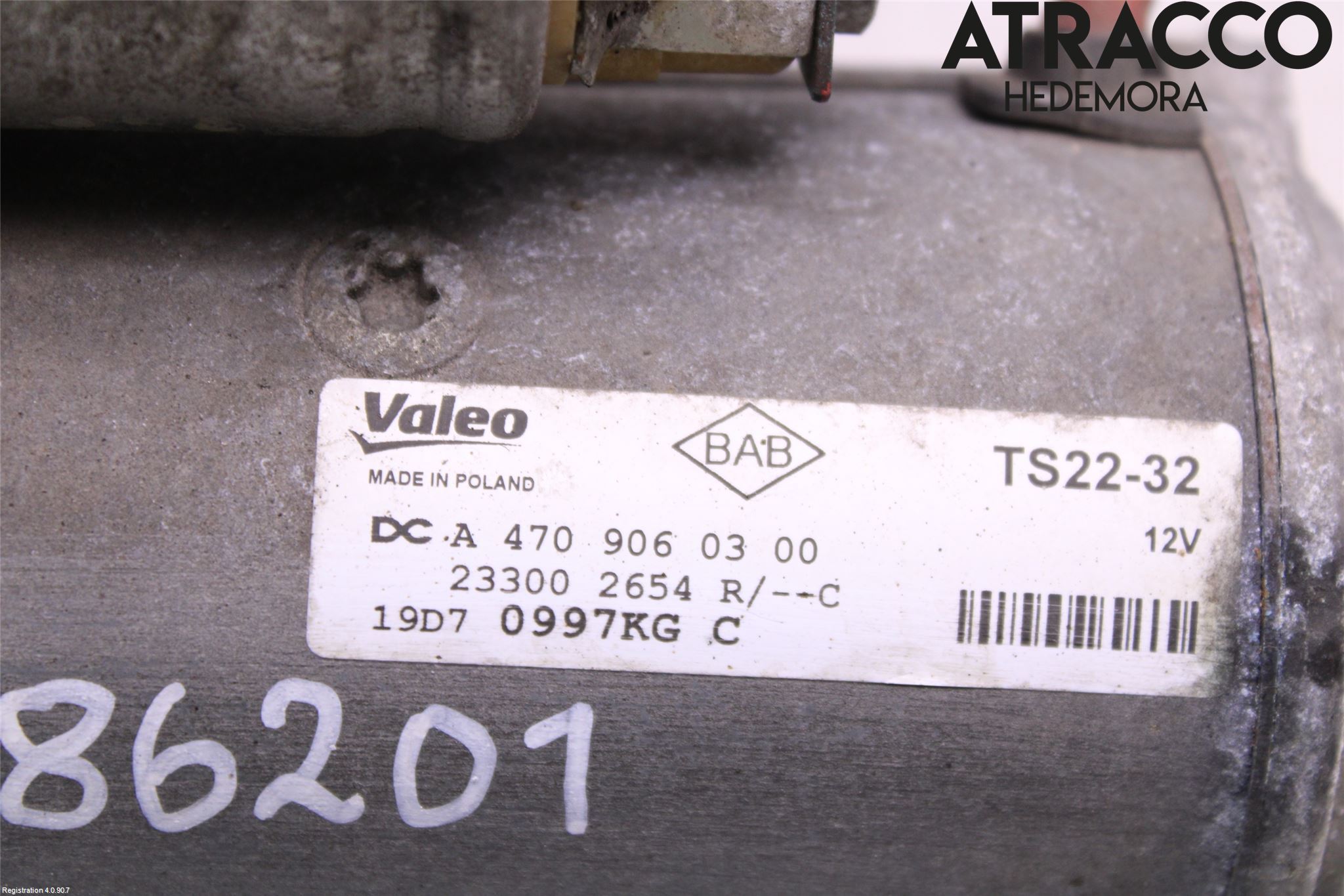 Nissan NAVARA, TREK-1 17-21 Startmotor Diesel