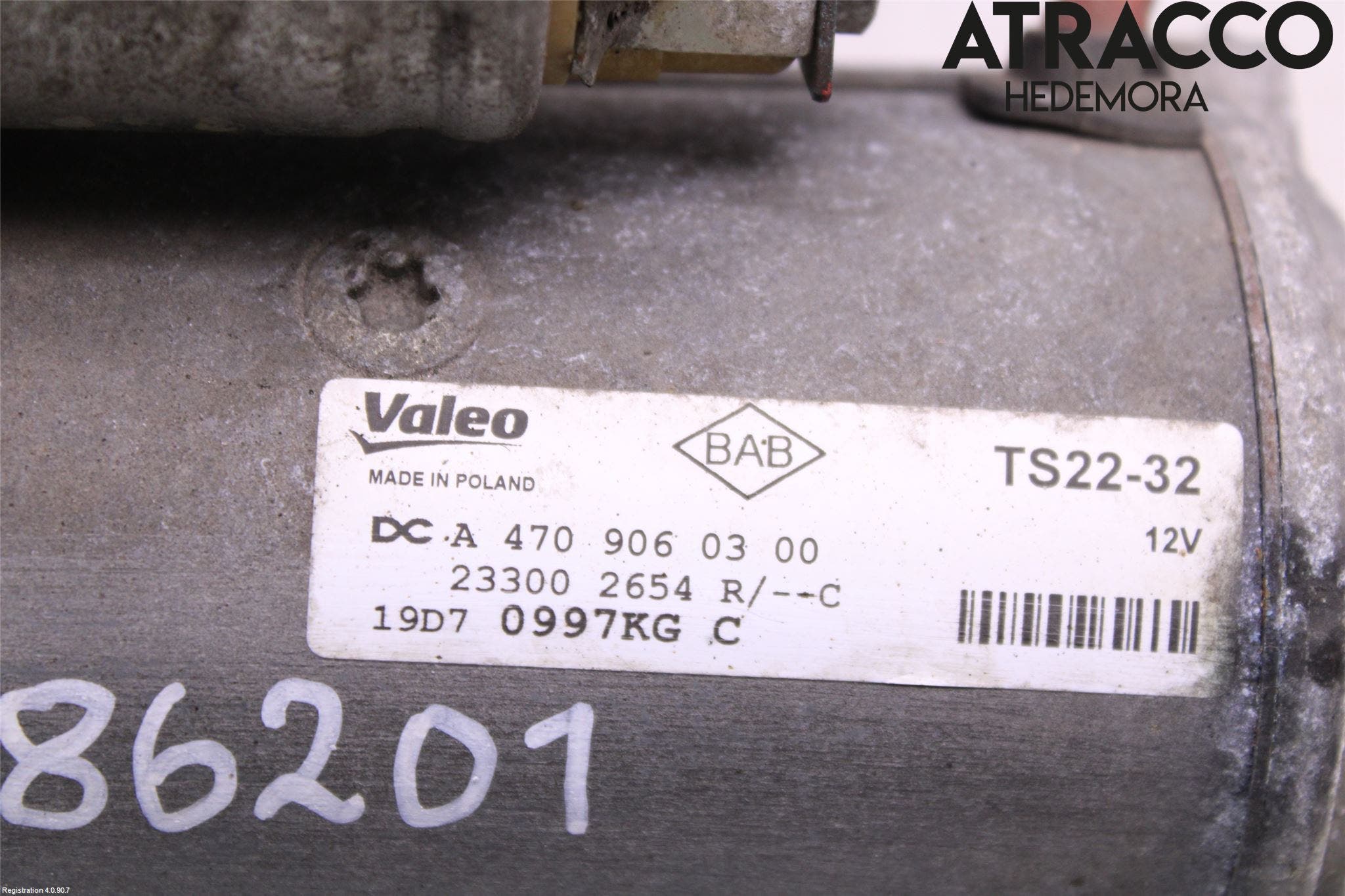 Nissan NAVARA, TREK-1 17-21 Startmotor Diesel