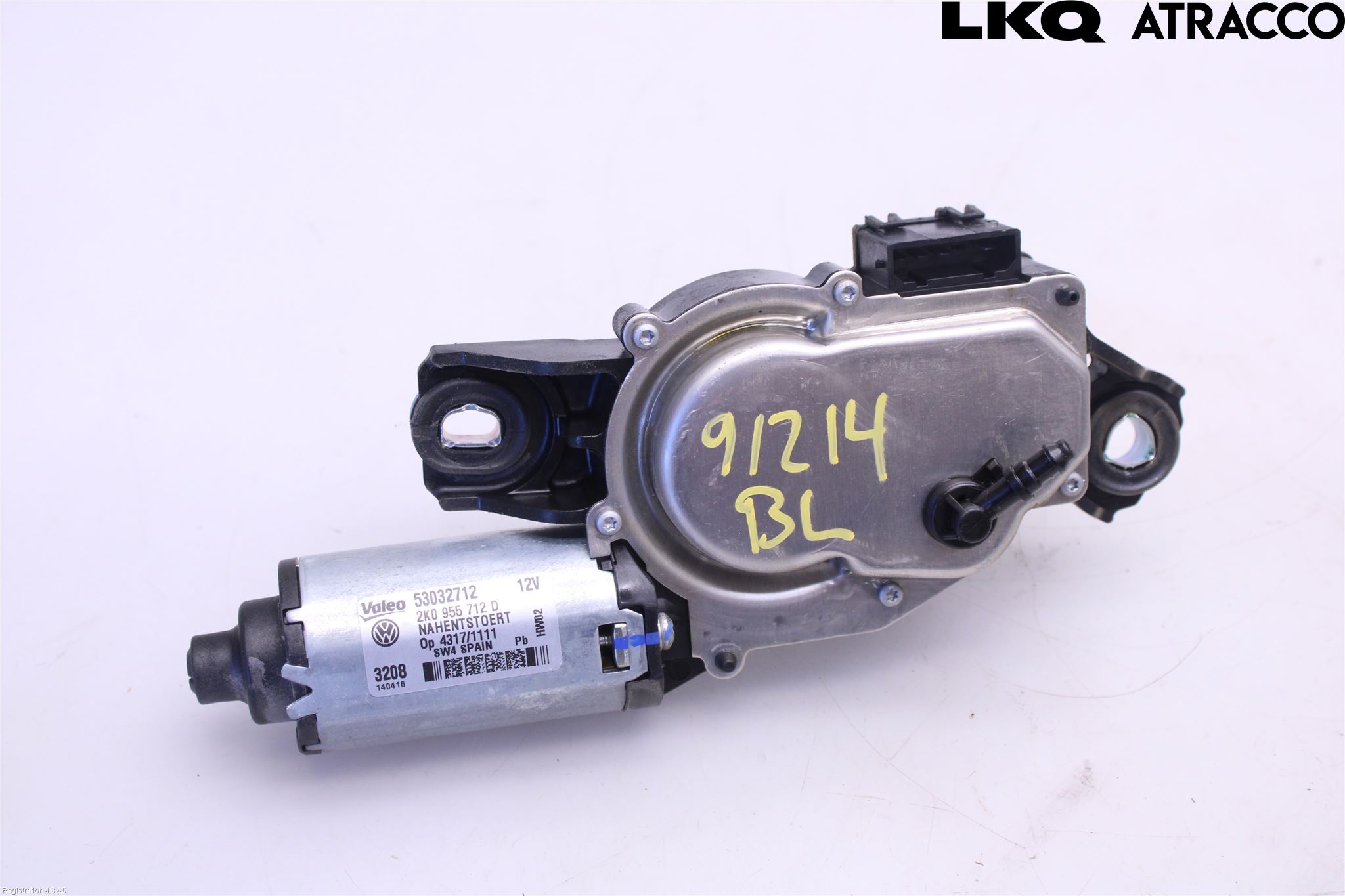 Volkswagen VW CADDY 16-20 Torkarmotor Baklucka
