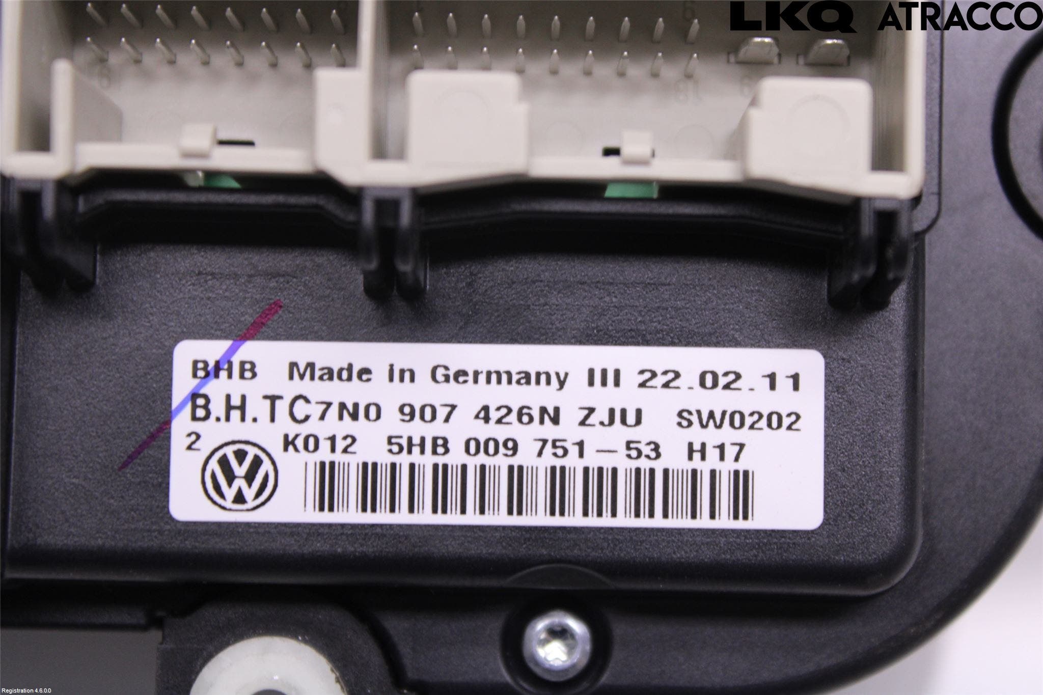 Volkswagen VW CADDY 11-15 Ac Styrenhet Ac Manöveren