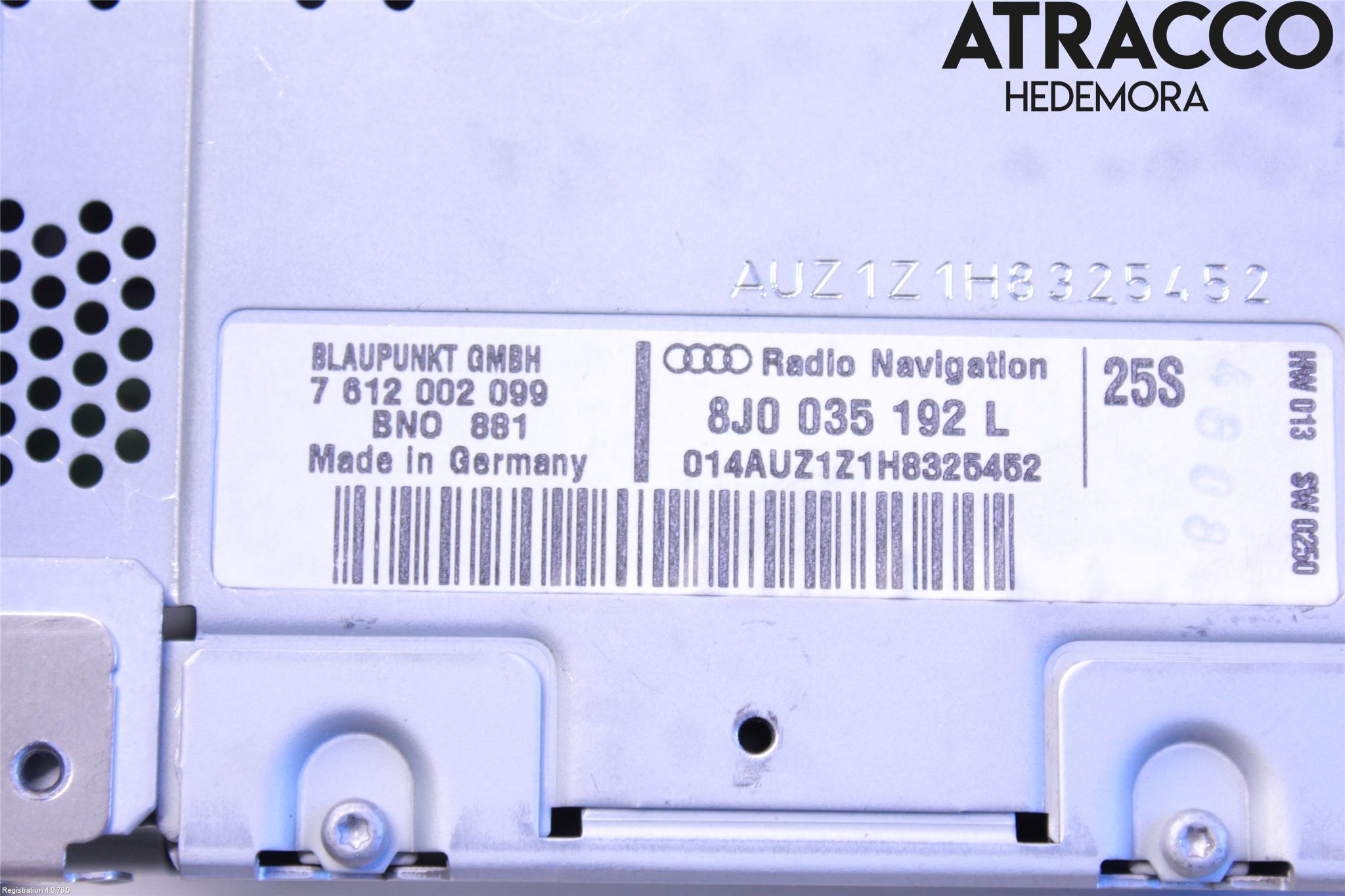 Audi TT/TTS 07-14 Cd Radio - Multimediapanel