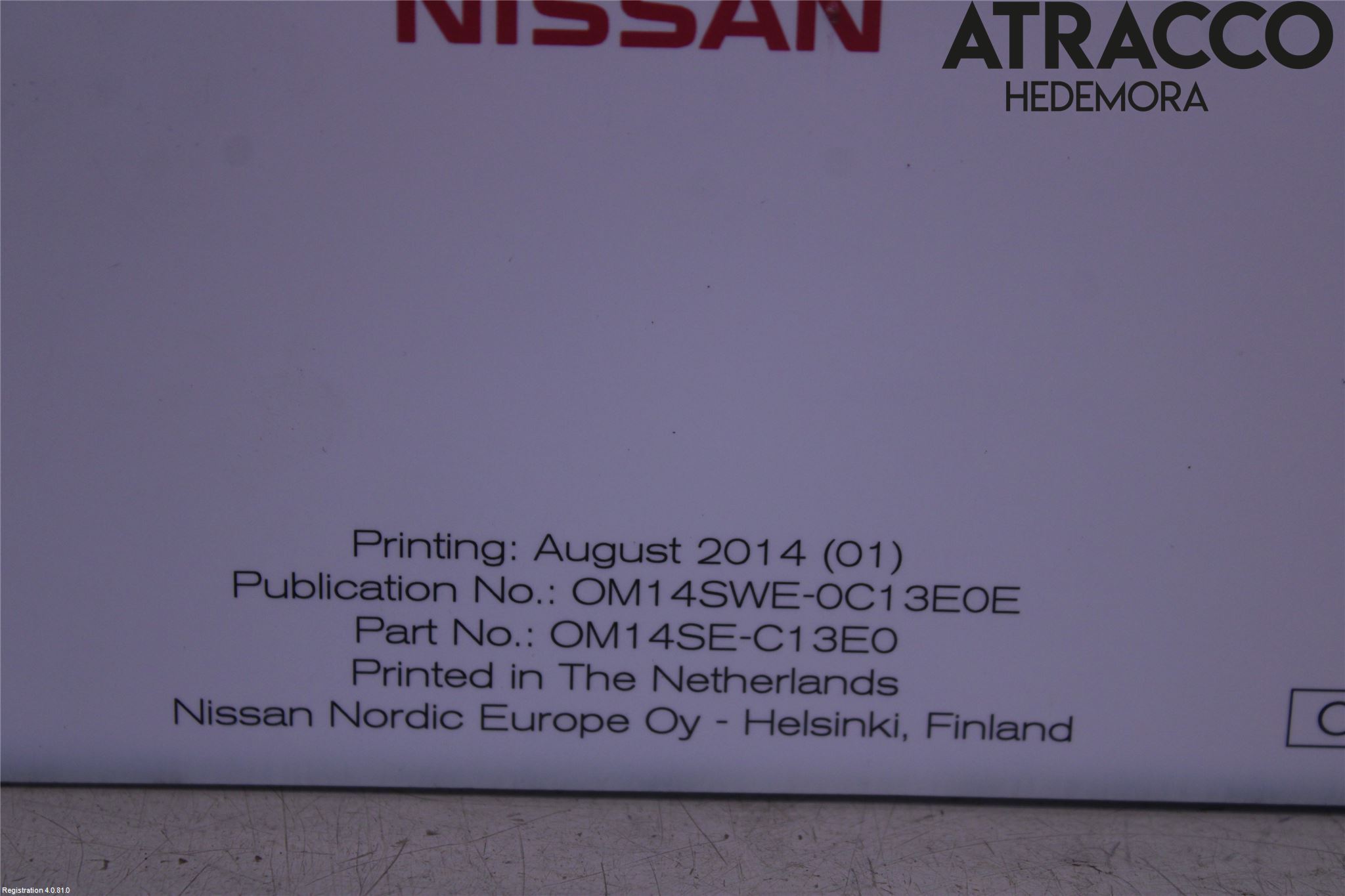 Nissan PULSAR Instruktionsbok