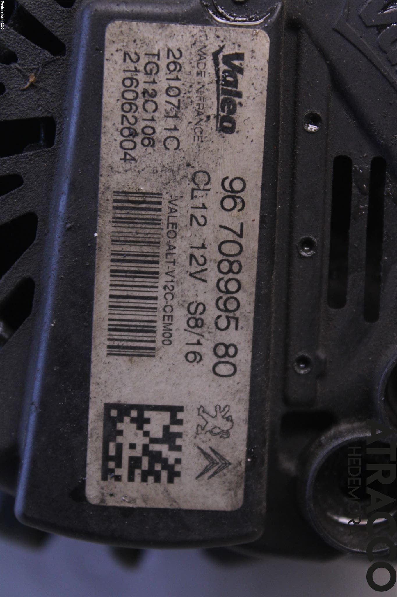 Peugeot 2008 13-20 Generator