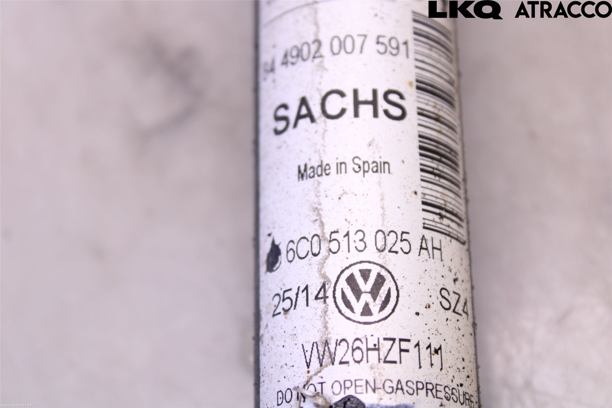 Volkswagen VW POLO 10-17 Stötdämpare Bak