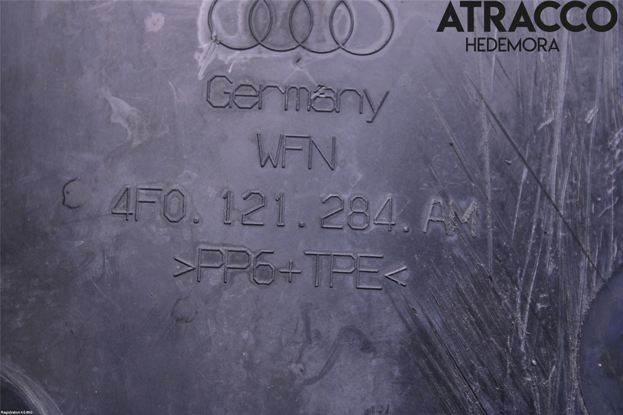 Audi A6/S6     05-11 Deflektor Plåt-Plast Kylning