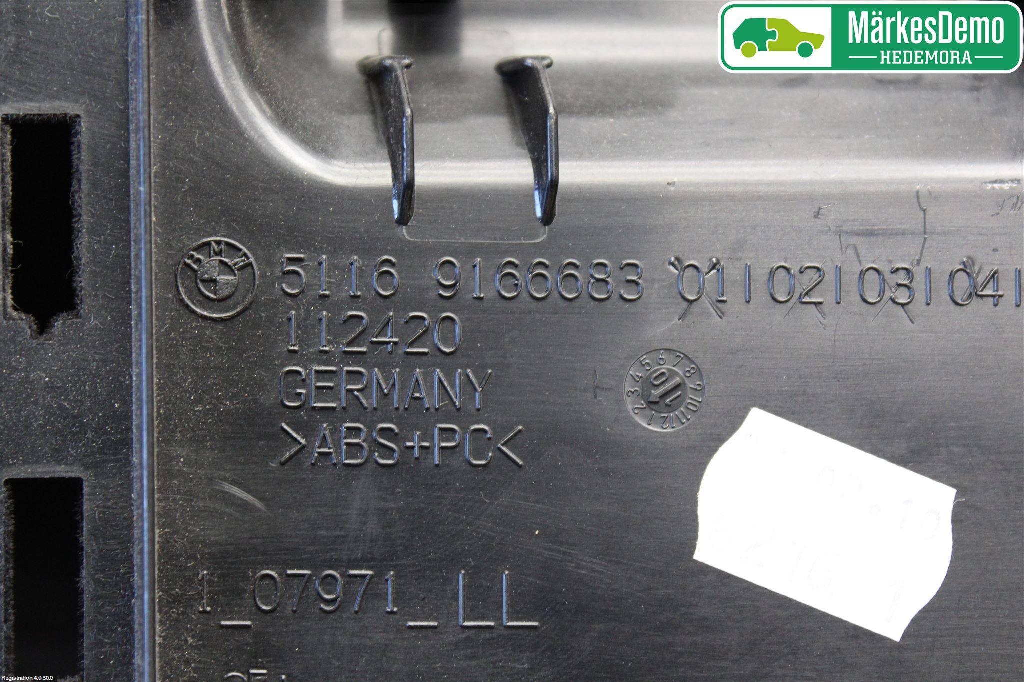 BMW 5 F10/F11/F18 09-17 Handskfack