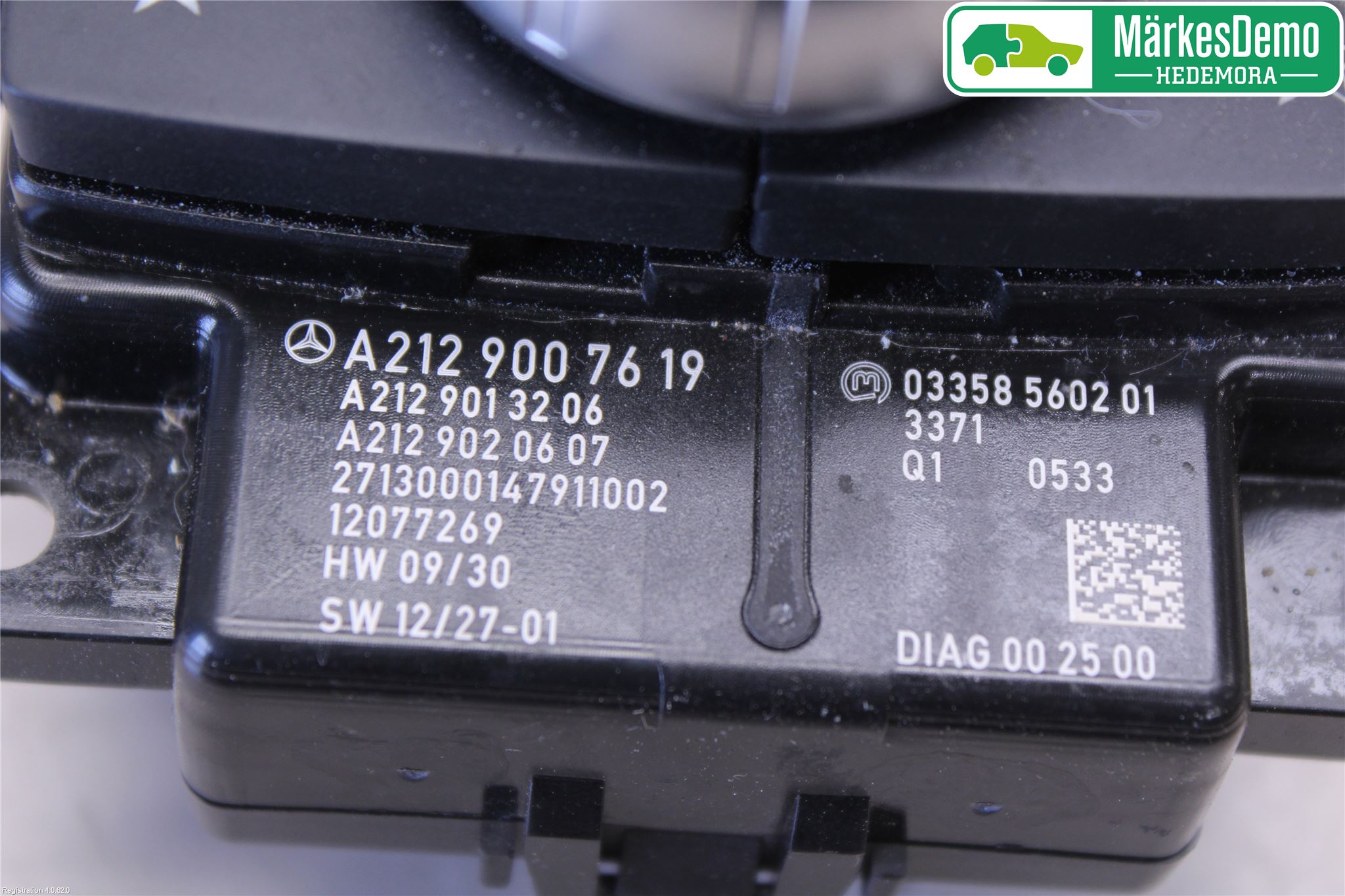 Mercedes-Benz MB E-KLASS (W212) 09-16 Strömställare Färddator