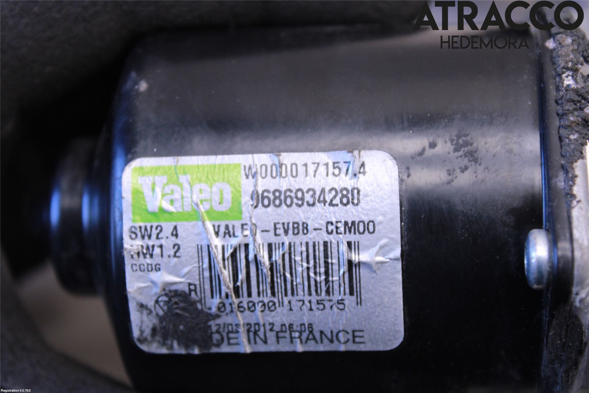 Citroen DS5 Torkarmotor Vindruta