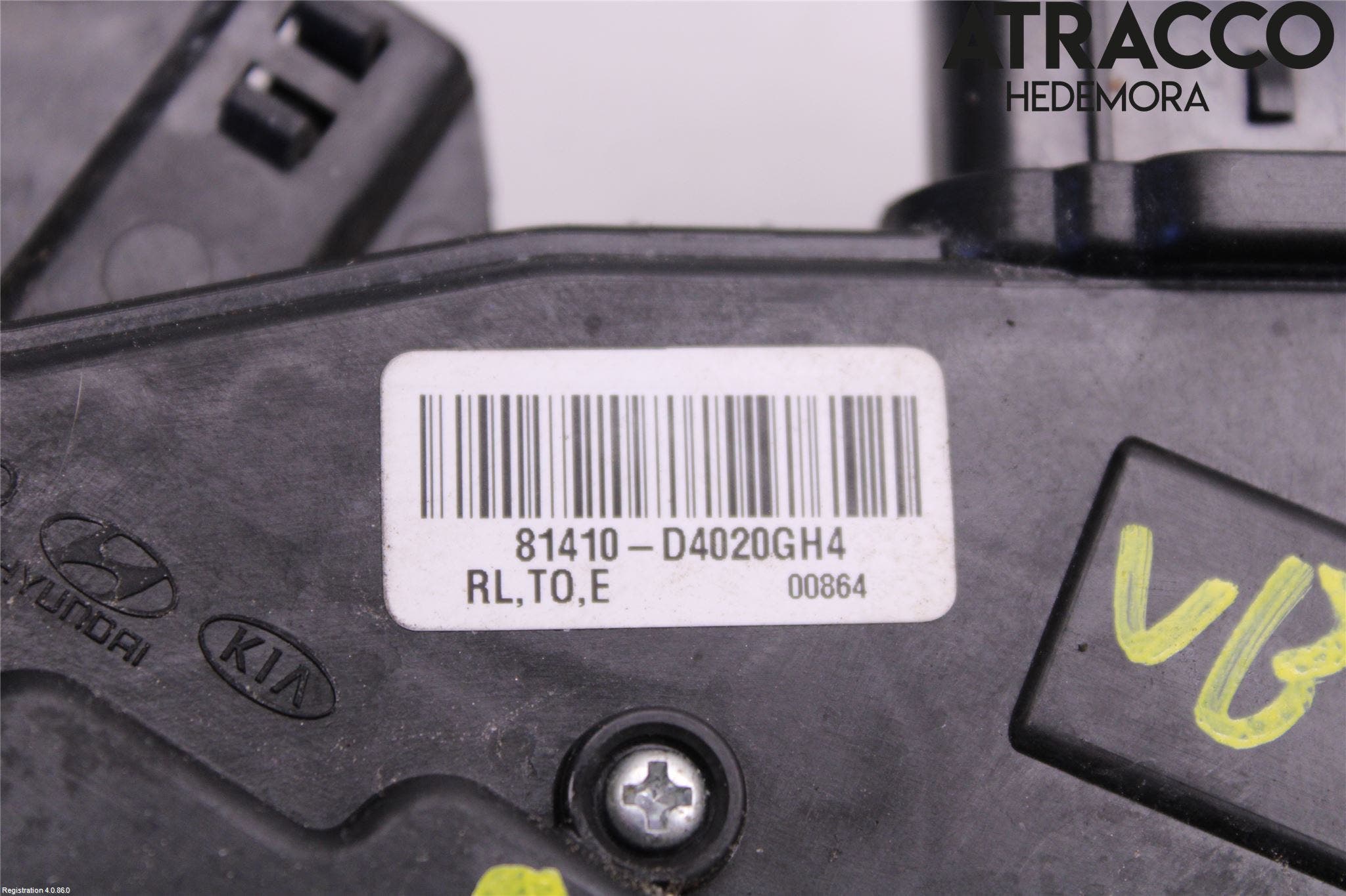 Kia OPTIMA 16-20 Låskista-Dörrlås