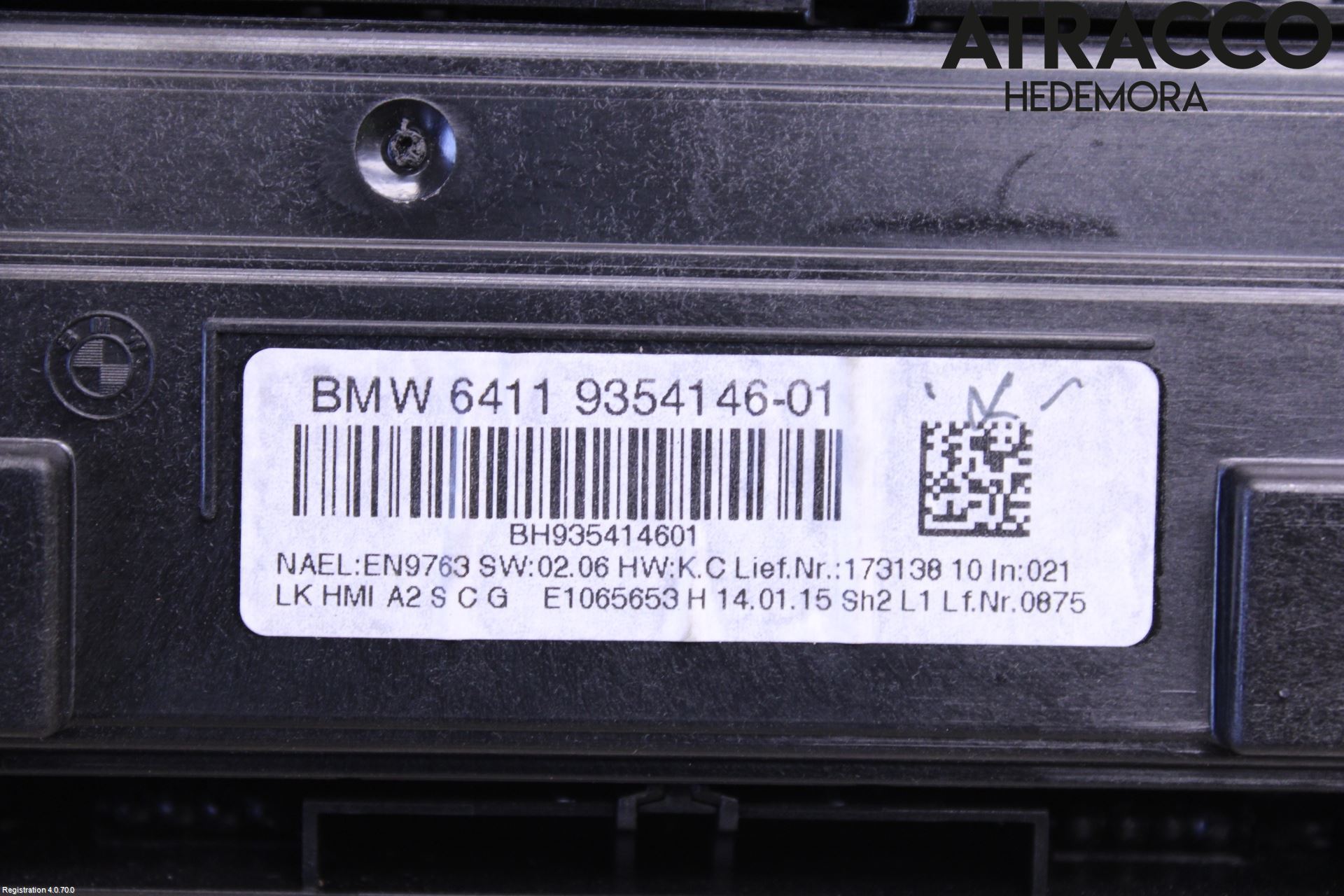 BMW 3 F30/F31/F80 12-19 Ac Styrenhet Ac Manöveren