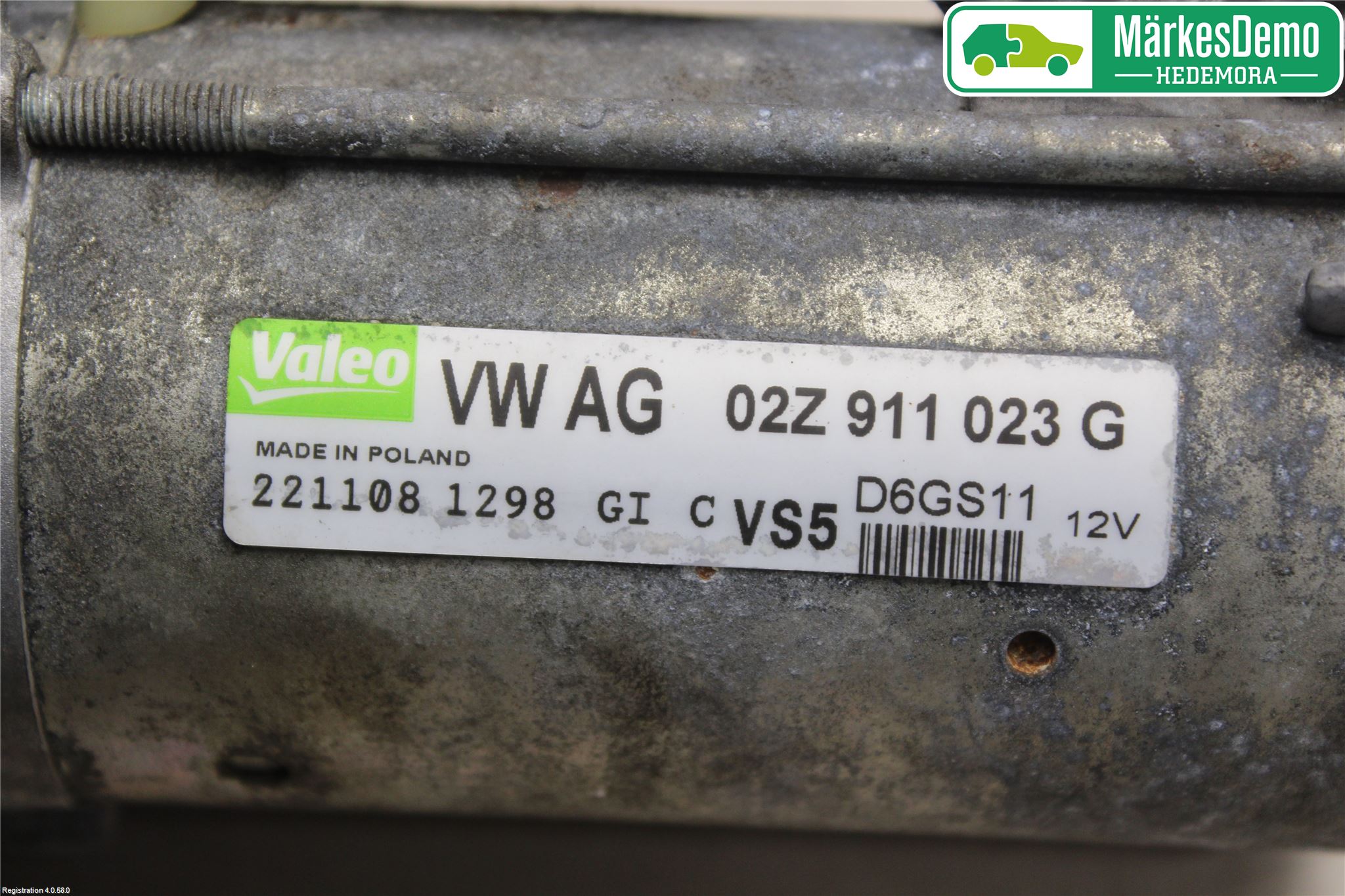 Volkswagen VW GOLF VI 09-13 Startmotor