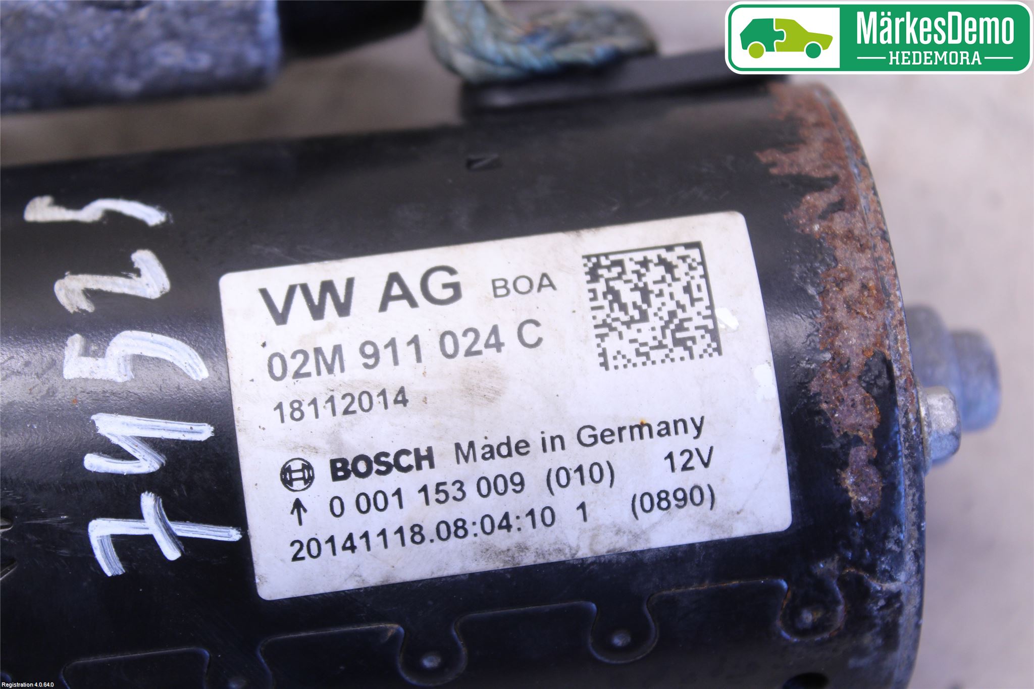 Volkswagen VW PASSAT 11-14 Startmotor Diesel