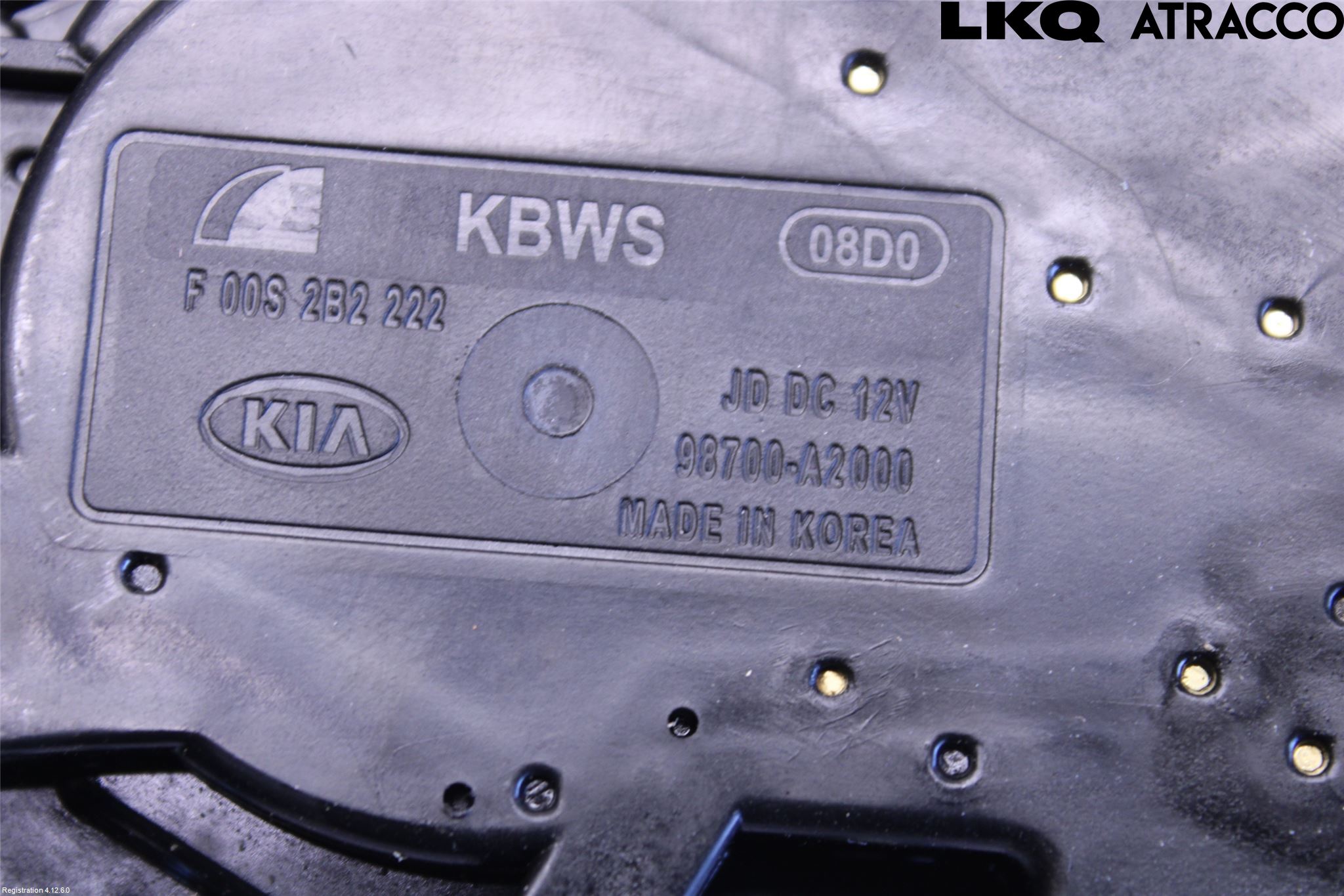Kia CEED 12-18 Torkarmotor Baklucka