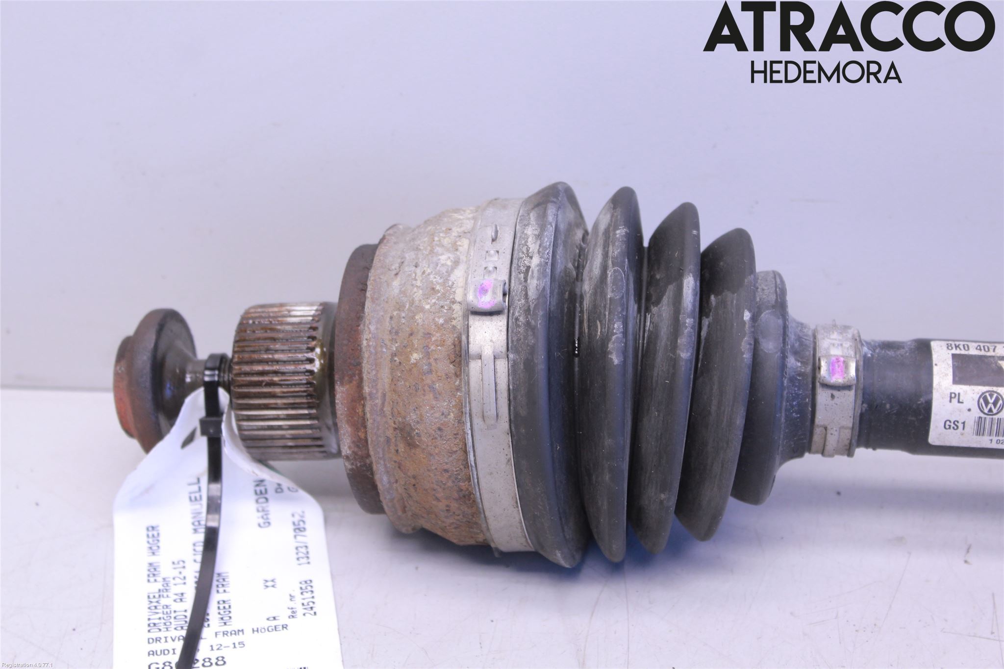 Audi A4 12-15 Drivaxel Fram Höger