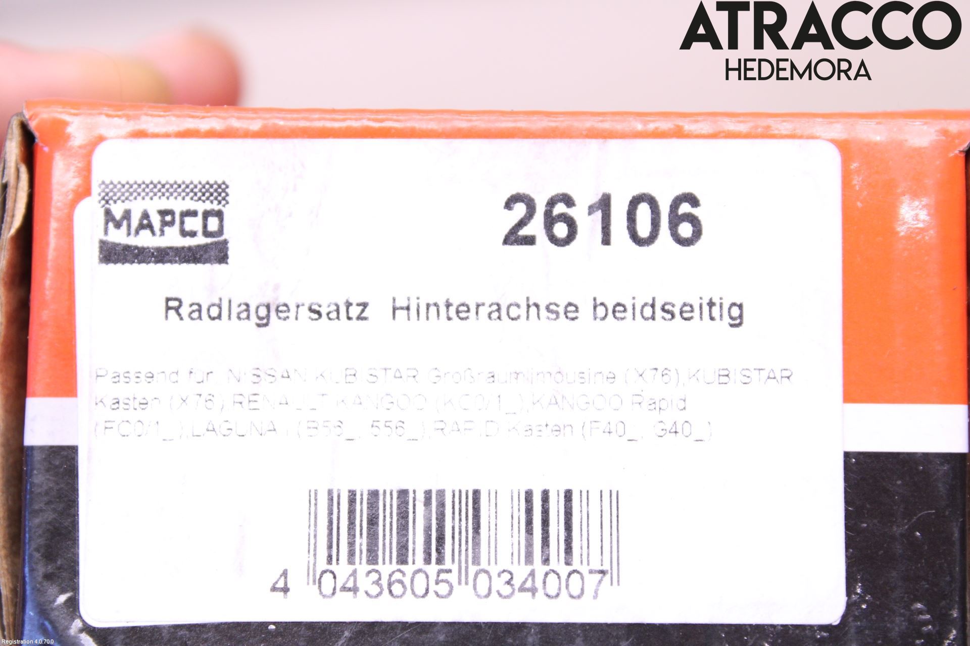 Renault LAGUNA I  94-00 Hjullager-Sats