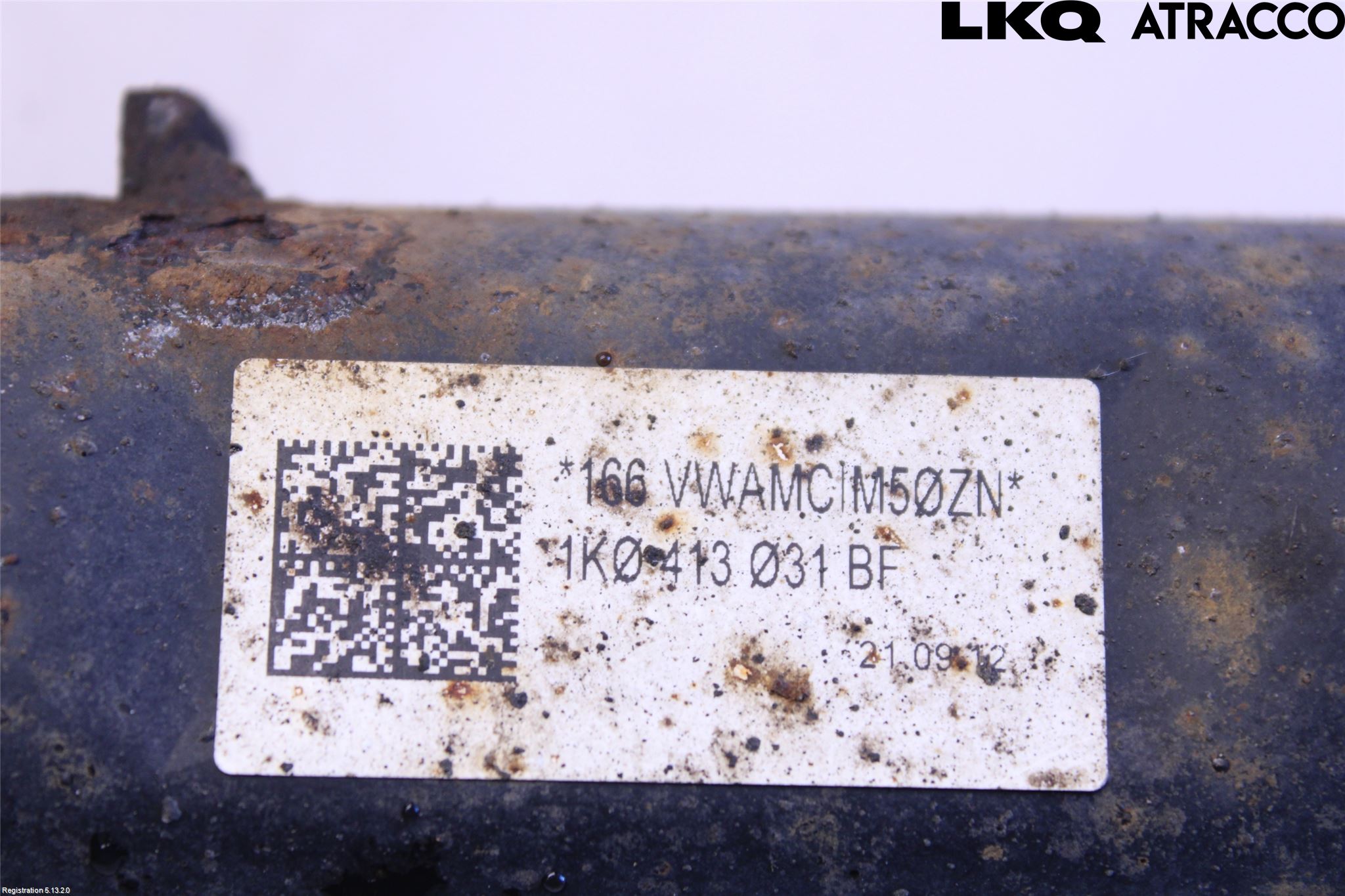 Volkswagen VW GOLF VI 09-13 Fjäderben Fram Vänster